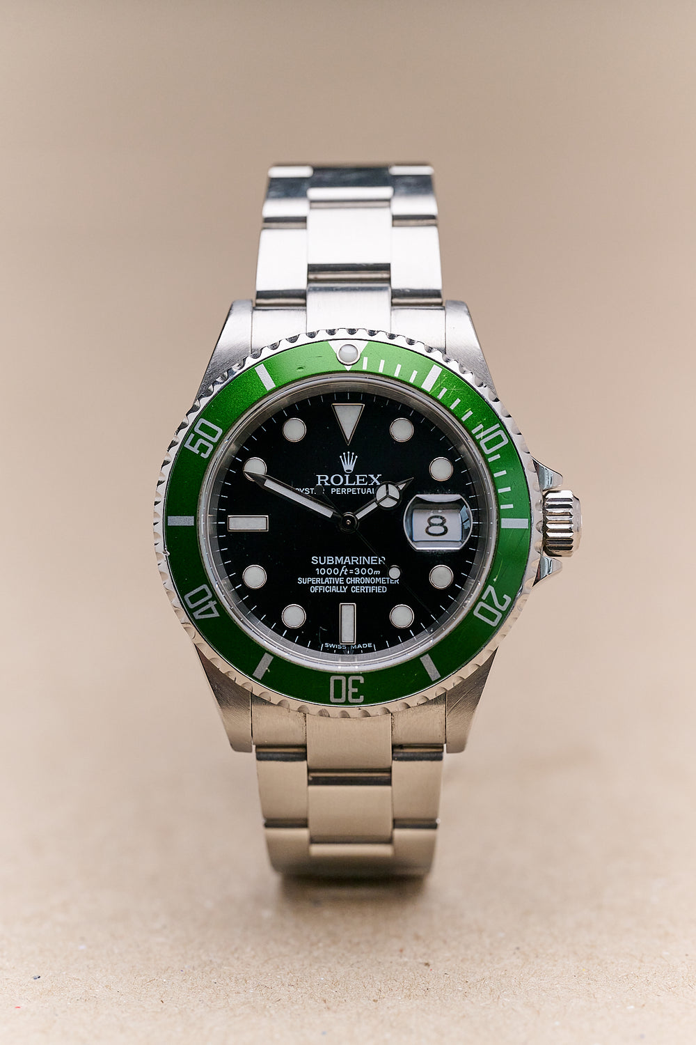 ROLEX SUBMARINER DATE 16610LV 'KERMIT'