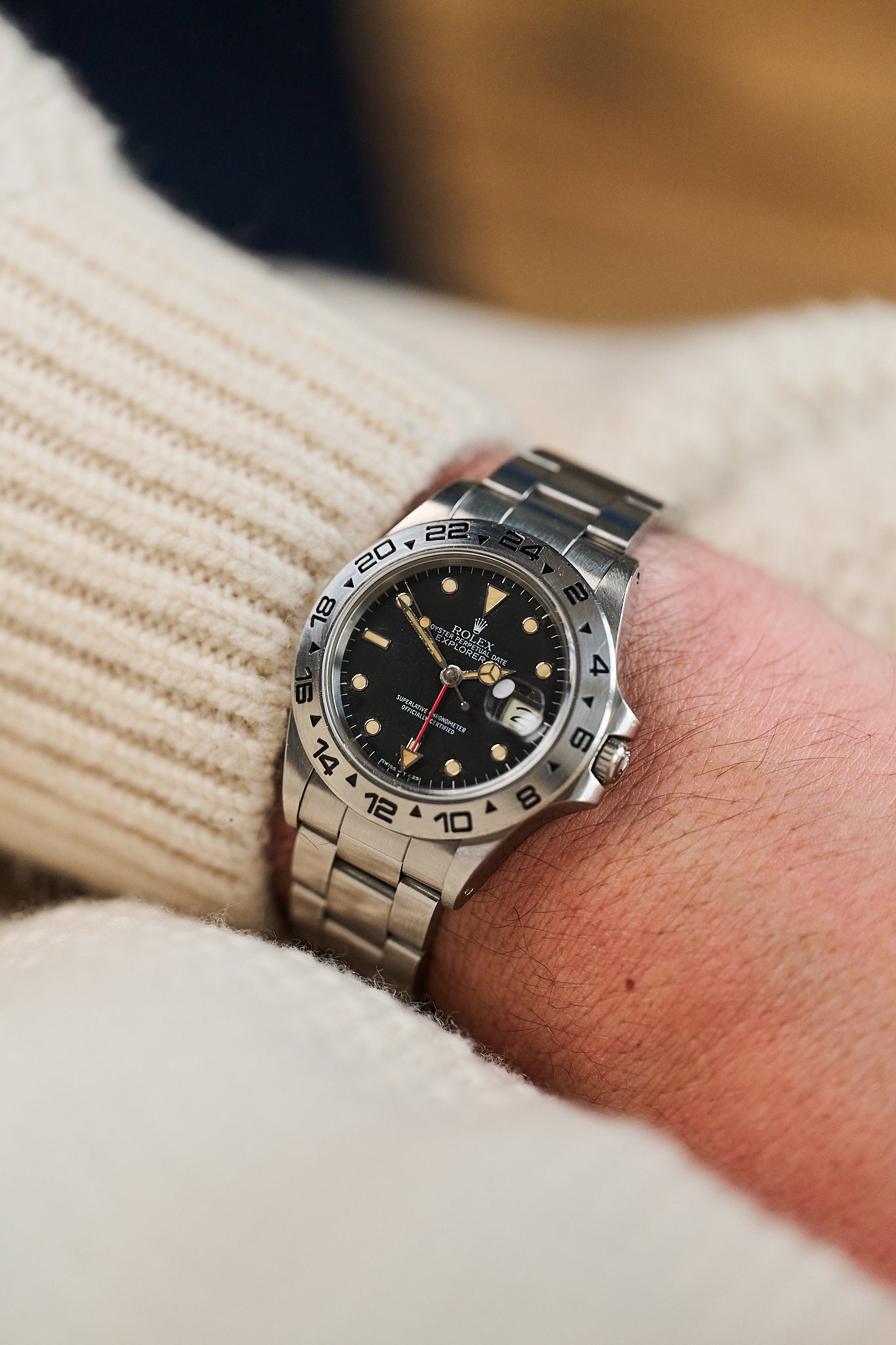 ROLEX EXPLORER II 16550 BLACK 'WGS'