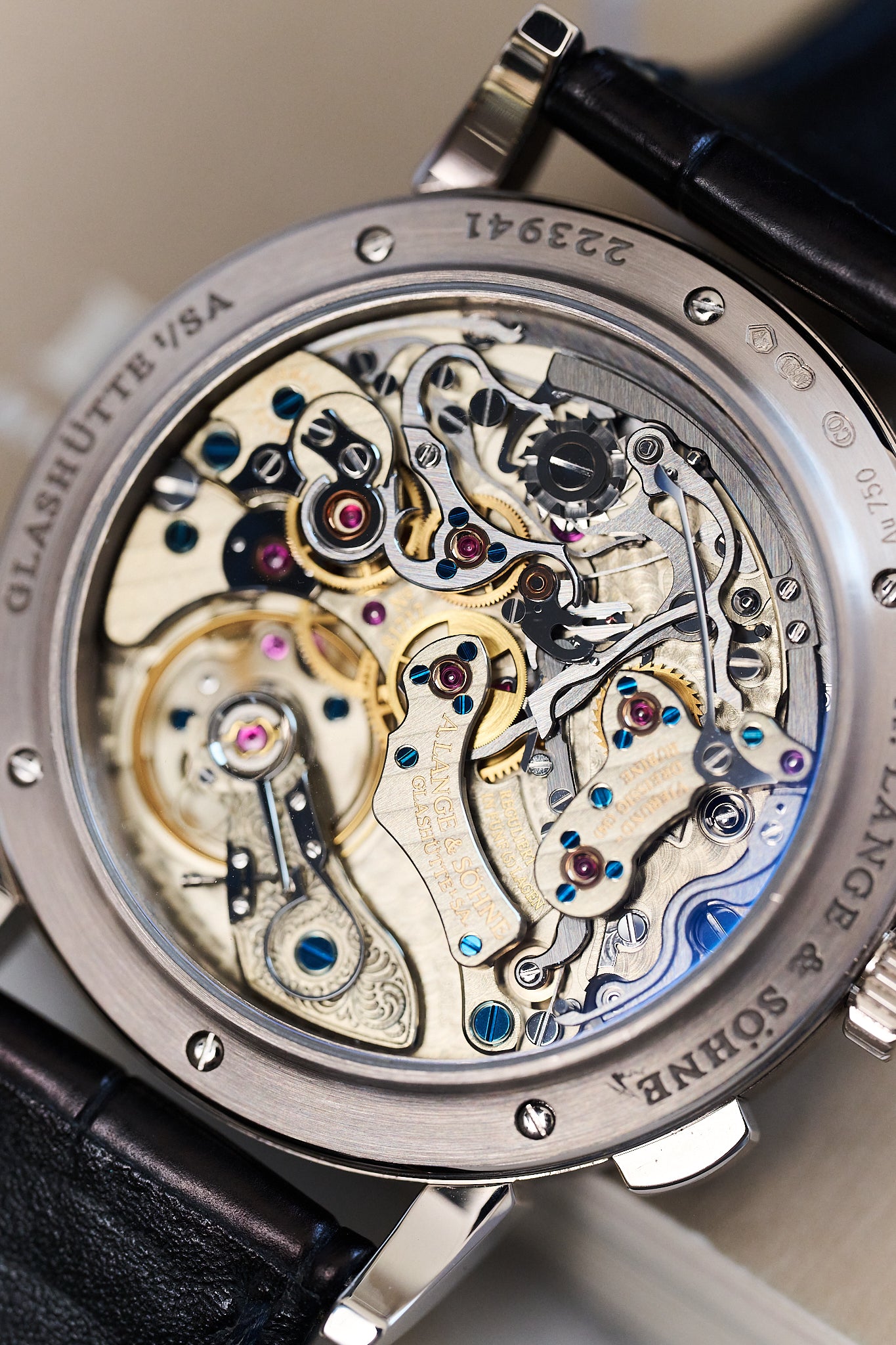 A. LANGE & SÖHNE 1815 CHRONOGRAPH 414.026 'BOUTIQUE EDITION' COMPLETE SET