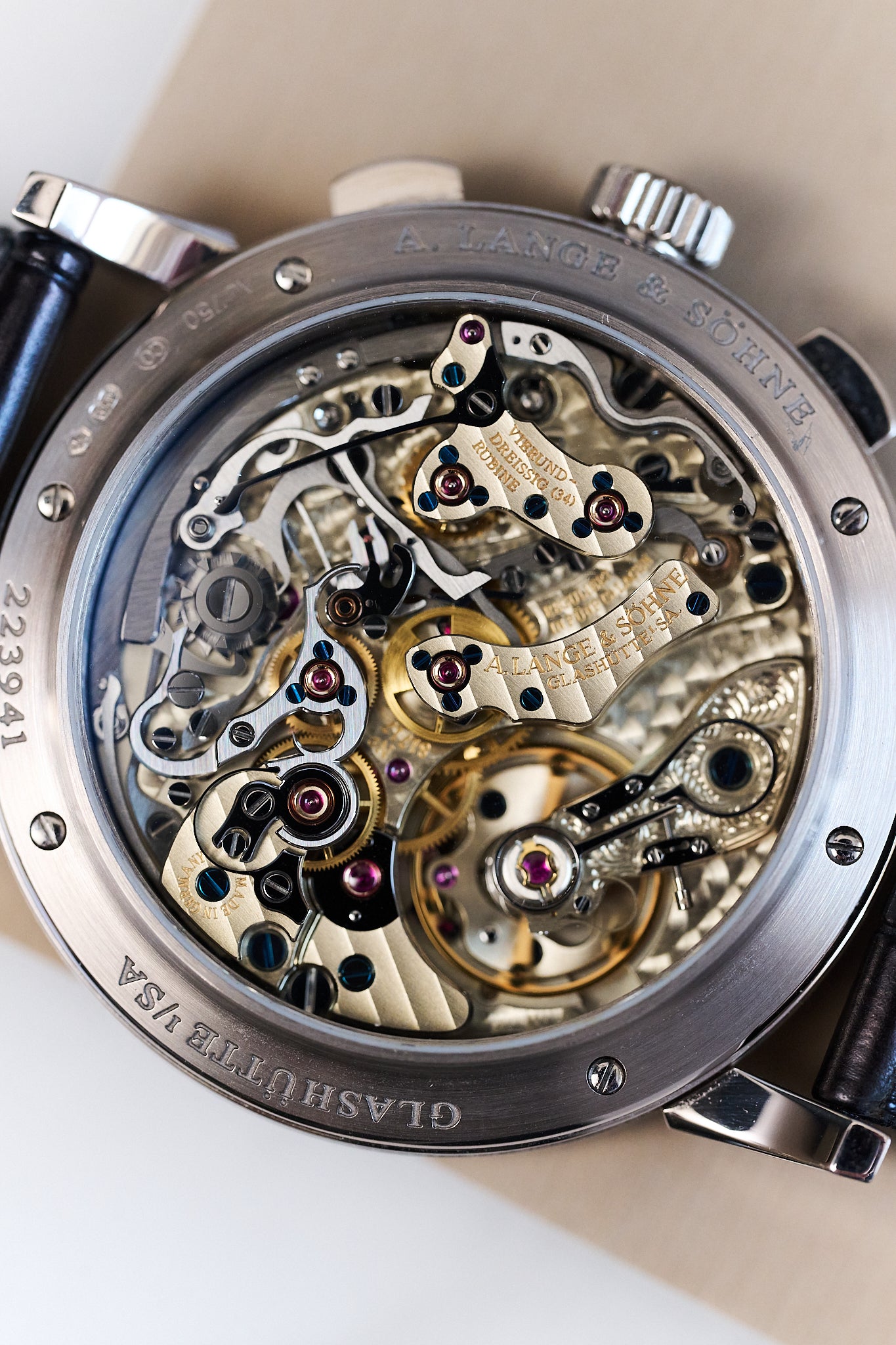 A. LANGE & SÖHNE 1815 CHRONOGRAPH 414.026 'BOUTIQUE EDITION' COMPLETE SET