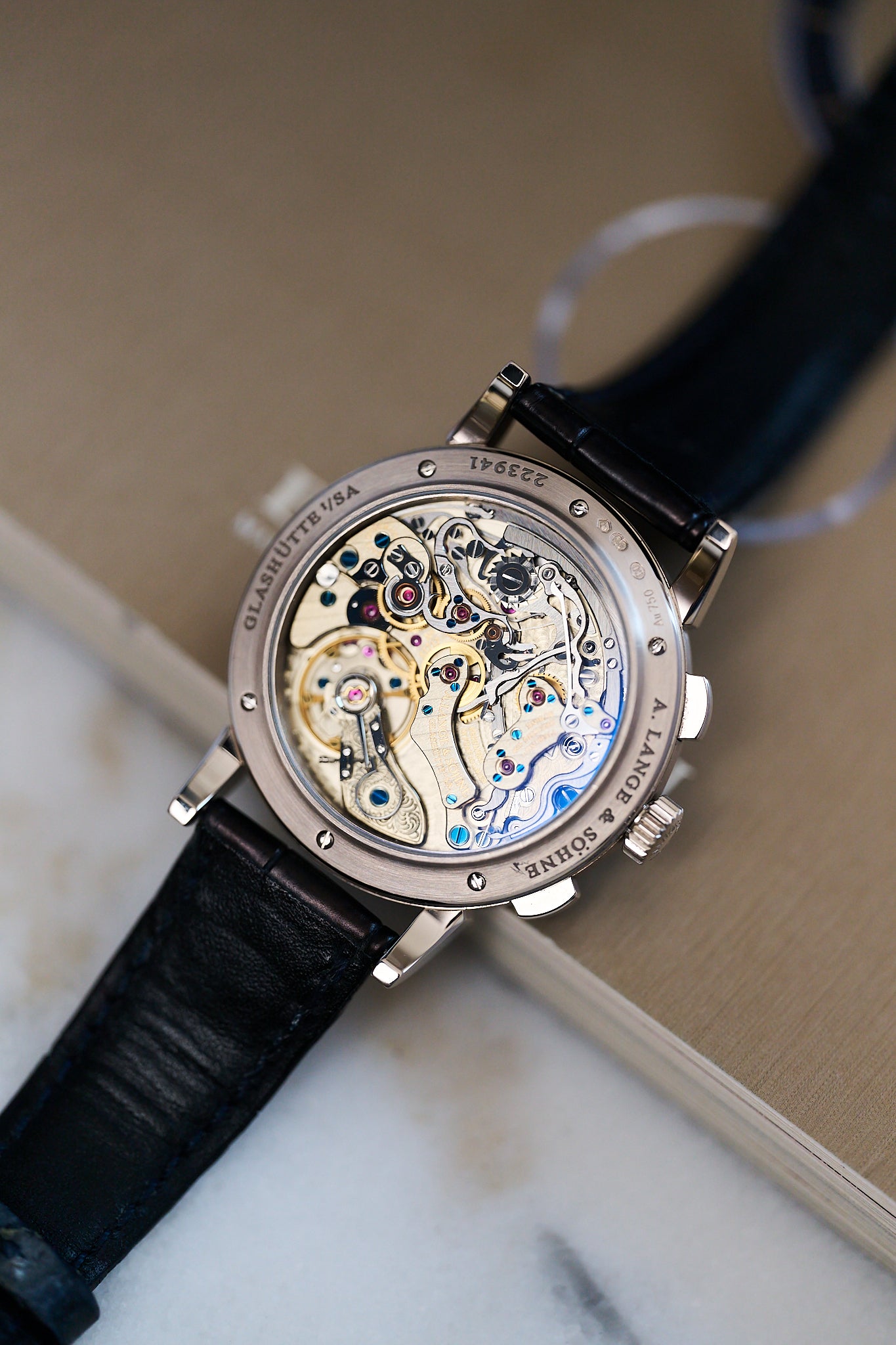 A. LANGE & SÖHNE 1815 CHRONOGRAPH 414.026 'BOUTIQUE EDITION' COMPLETE SET