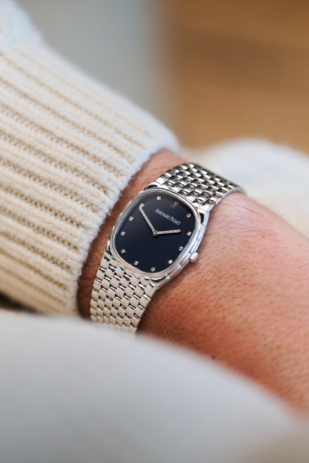 AUDEMARS PIGUET COBRA '18K WHITE GOLD' DIAMOND INDICES
