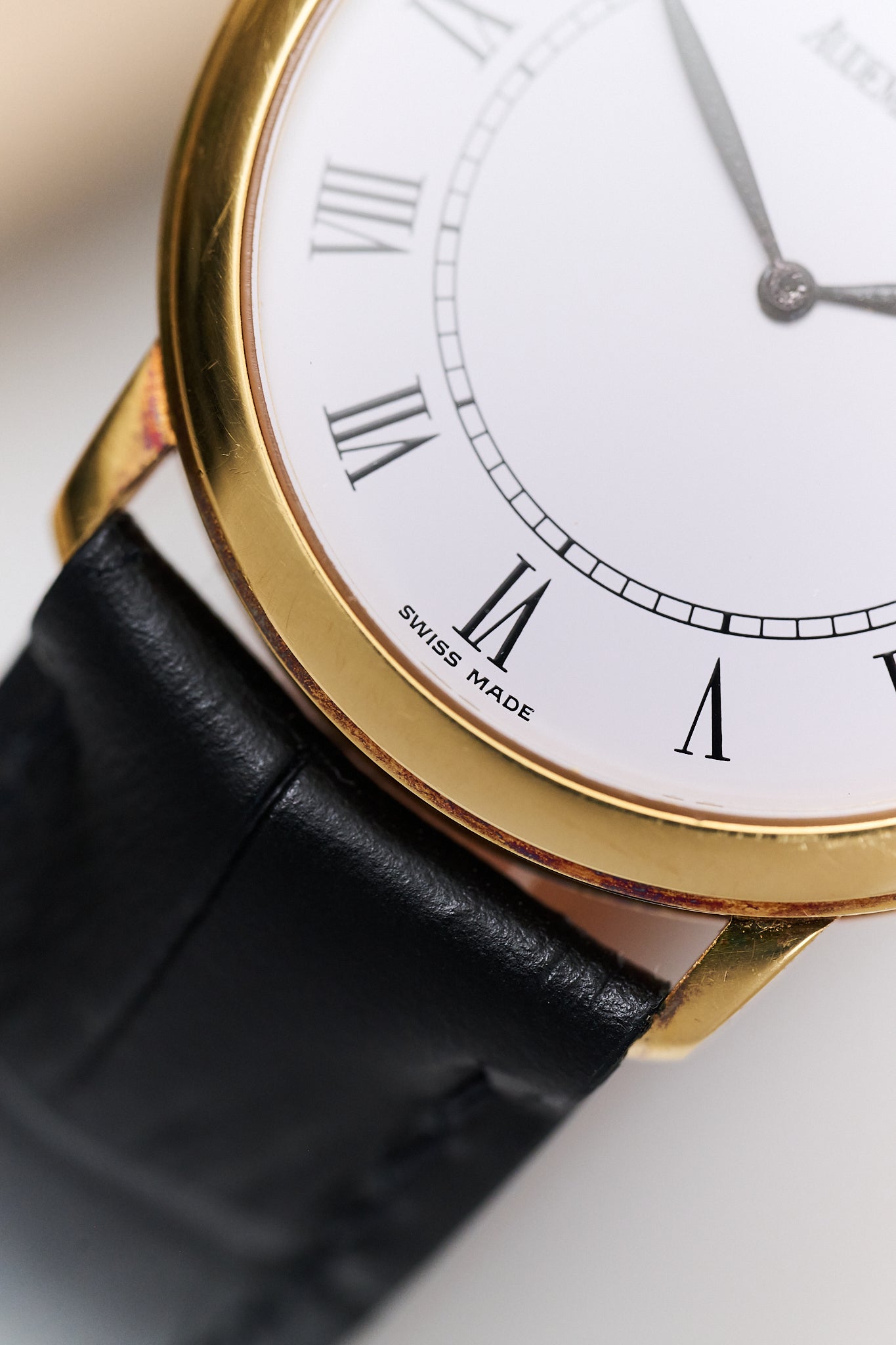 AUDEMARS PIGUET JULES AUDEMARS 14894BA 'ULTRA THIN' 18K YELLOW GOLD
