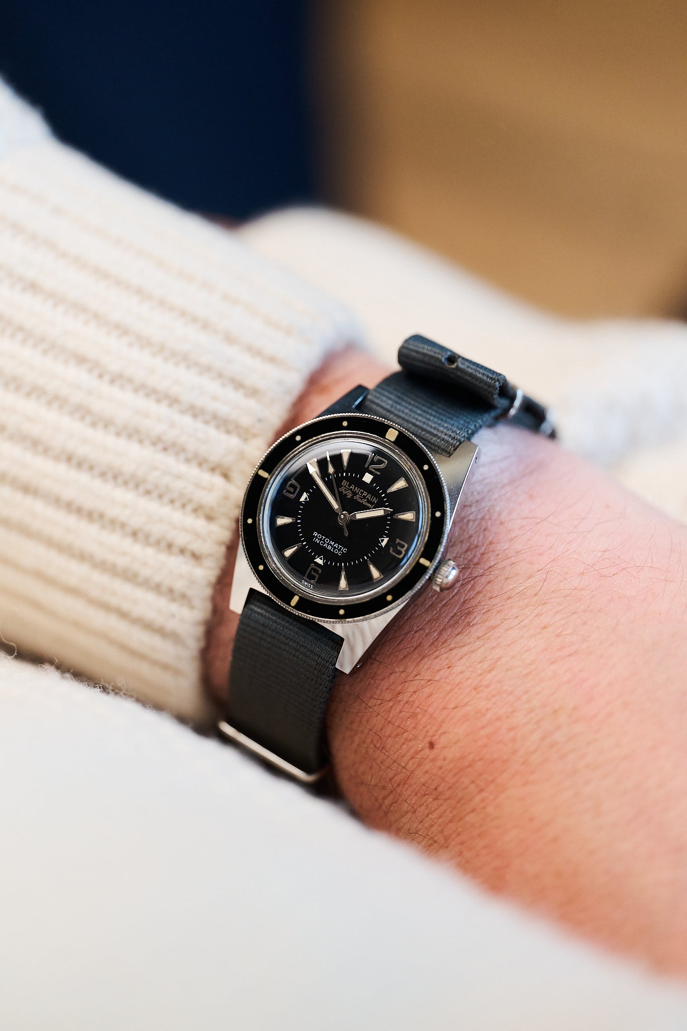BLANCPAIN FIFTY FATHOMS 'ROTOMATIC INCABLOC' NOS
