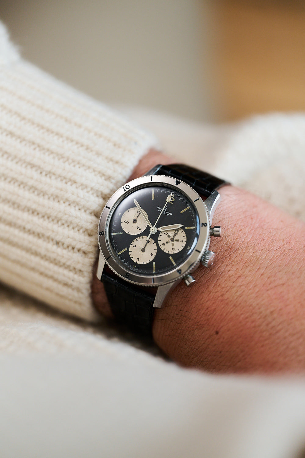 BREITLING 765 AVI CHRONOGRAPH 'RACQUEL WELCH'