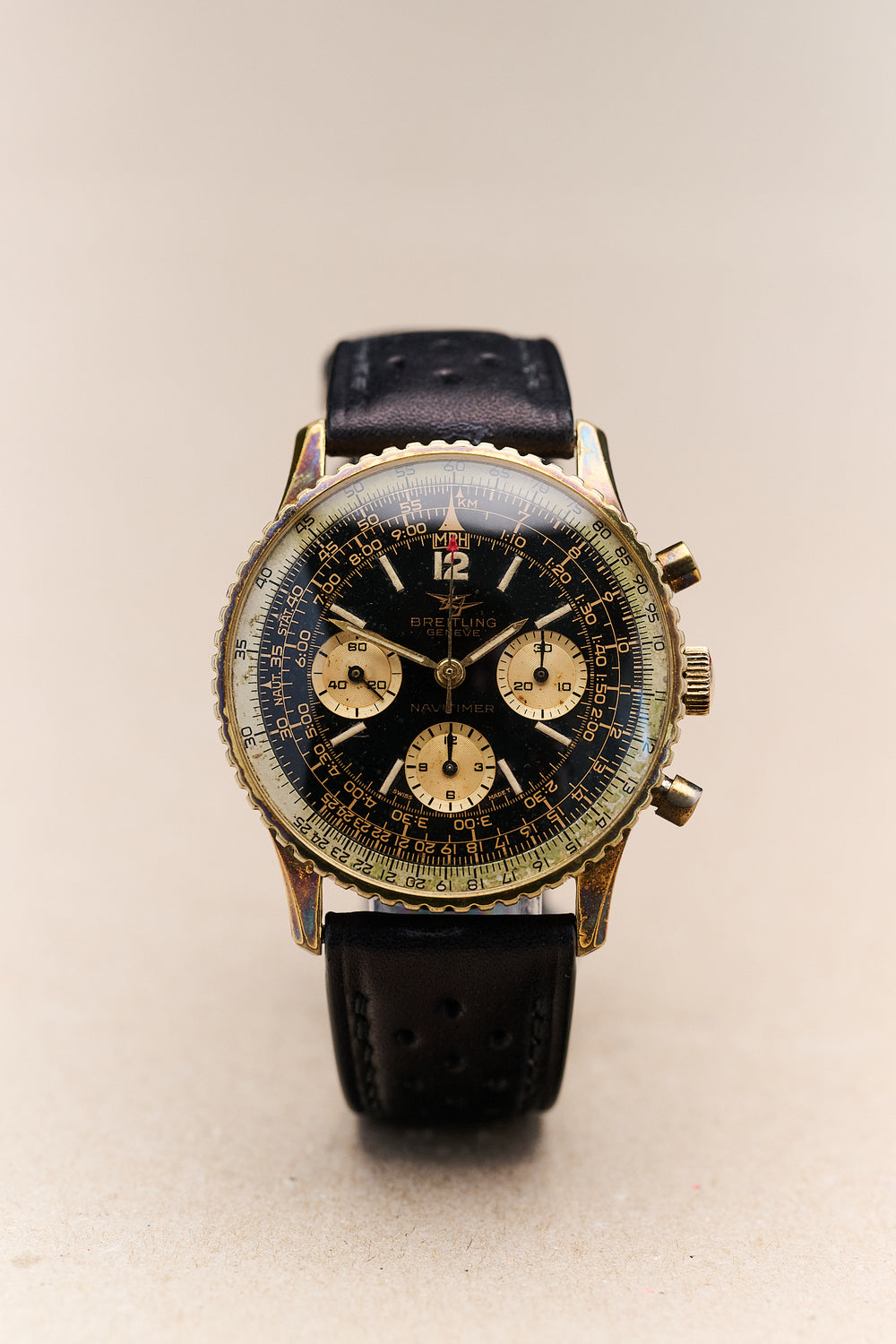 BREITLING NAVITIMER 806 'TWIN JET' GOLD CAPPED