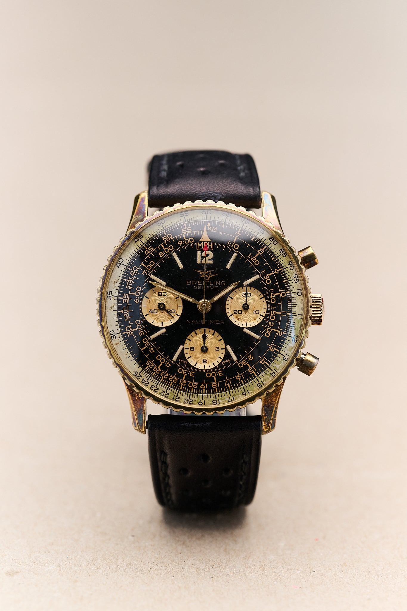 BREITLING NAVITIMER 806 'TWIN JET' GOLD CAPPED