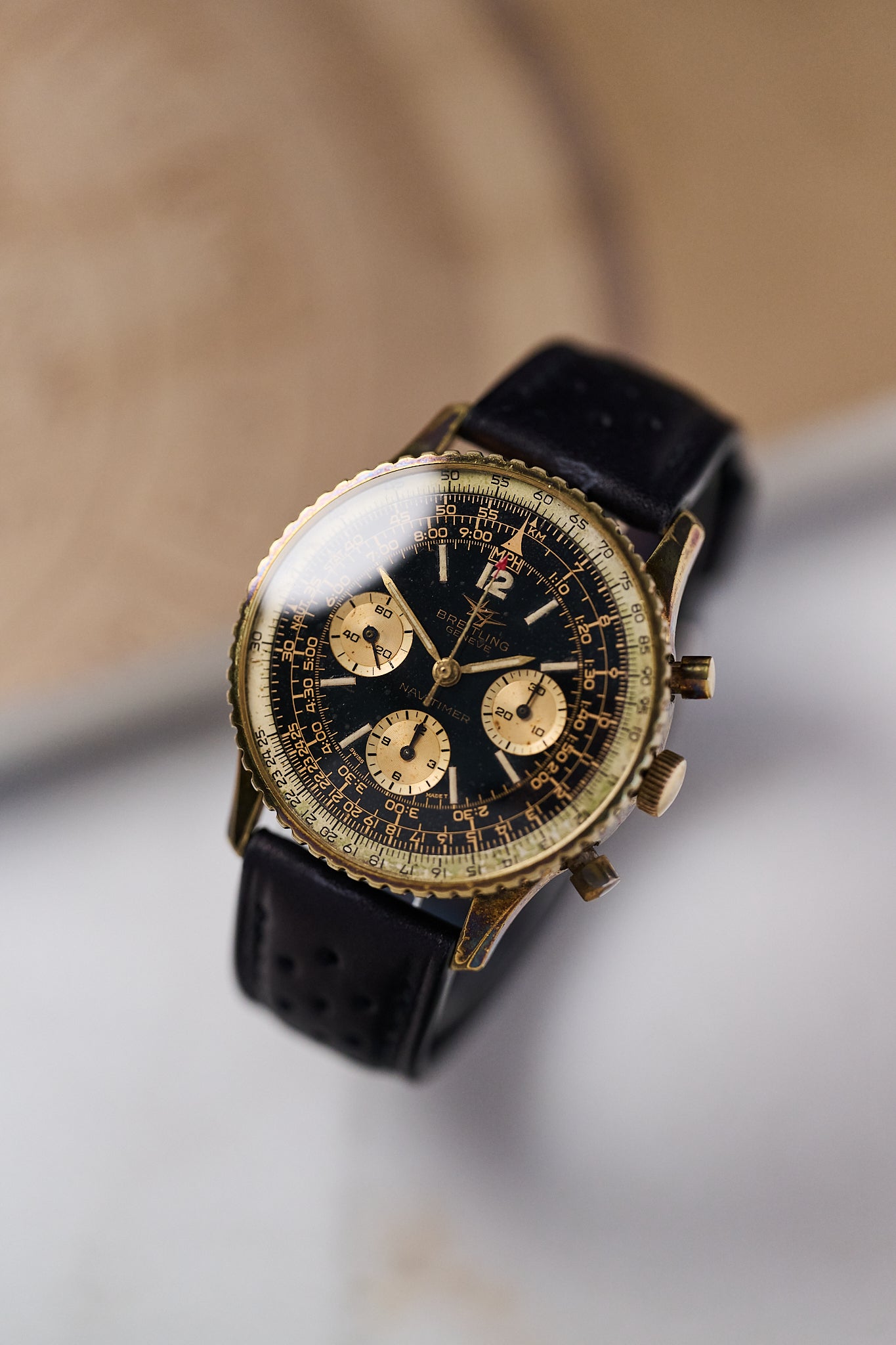 BREITLING NAVITIMER 806 'TWIN JET' GOLD CAPPED