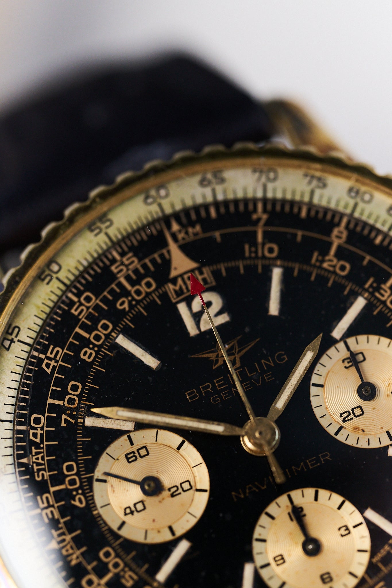 BREITLING NAVITIMER 806 'TWIN JET' GOLD CAPPED