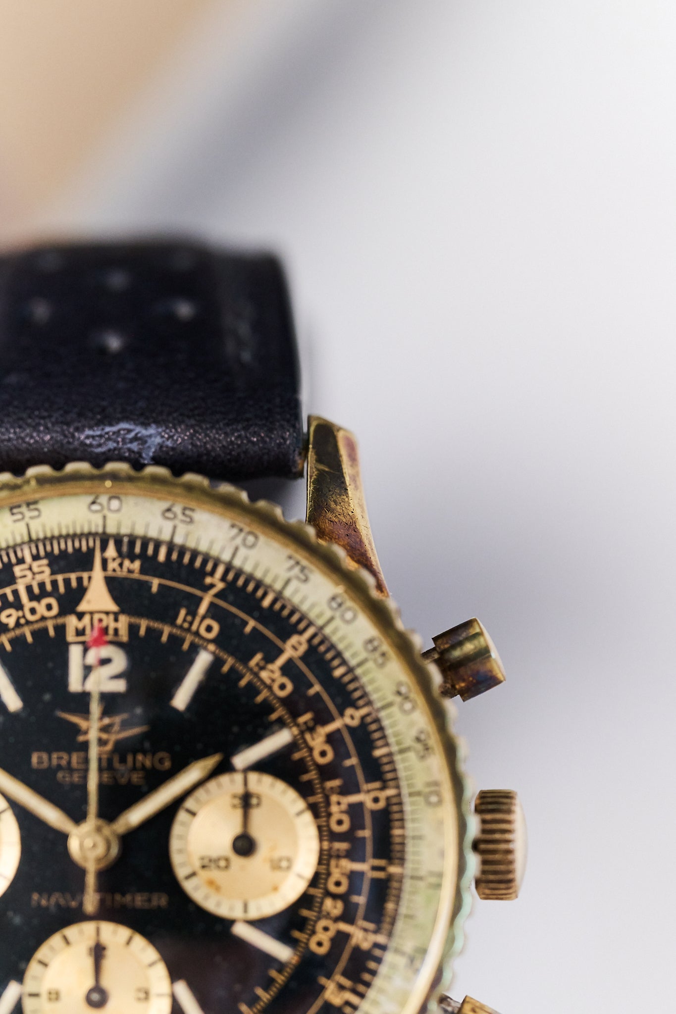 BREITLING NAVITIMER 806 'TWIN JET' GOLD CAPPED