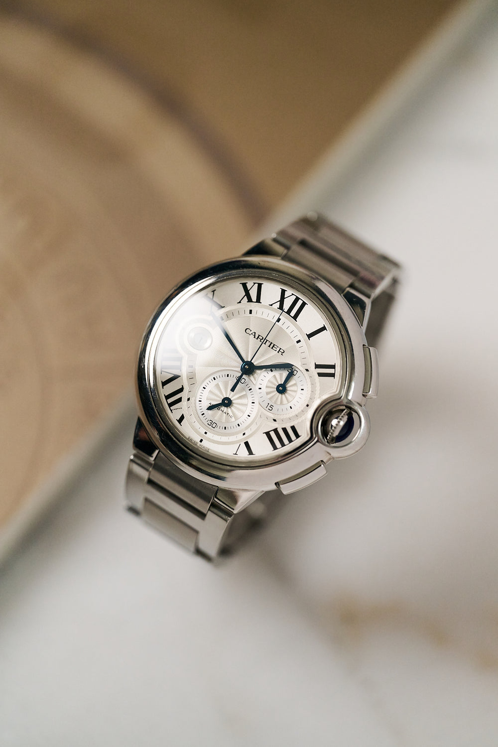 CARTIER BALLON BLEU CHRONOGRAPH W6920002 'FULL SET'
