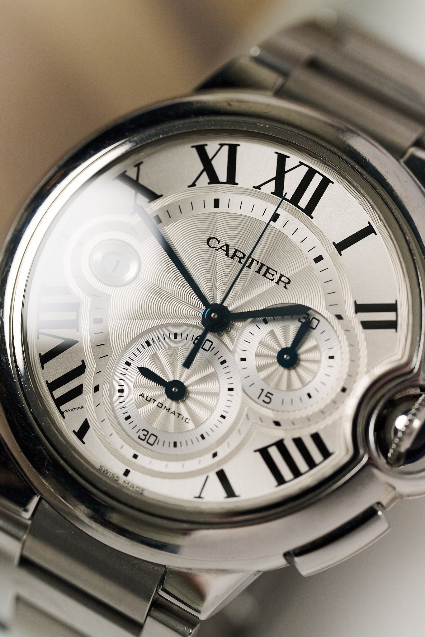CARTIER BALLON BLEU CHRONOGRAPH W6920002 'FULL SET'