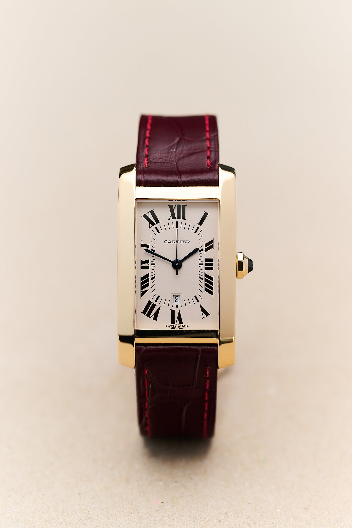 CARTIER TANK AMÉRICAINE '18K YELLOW GOLD' AUTOMATIC