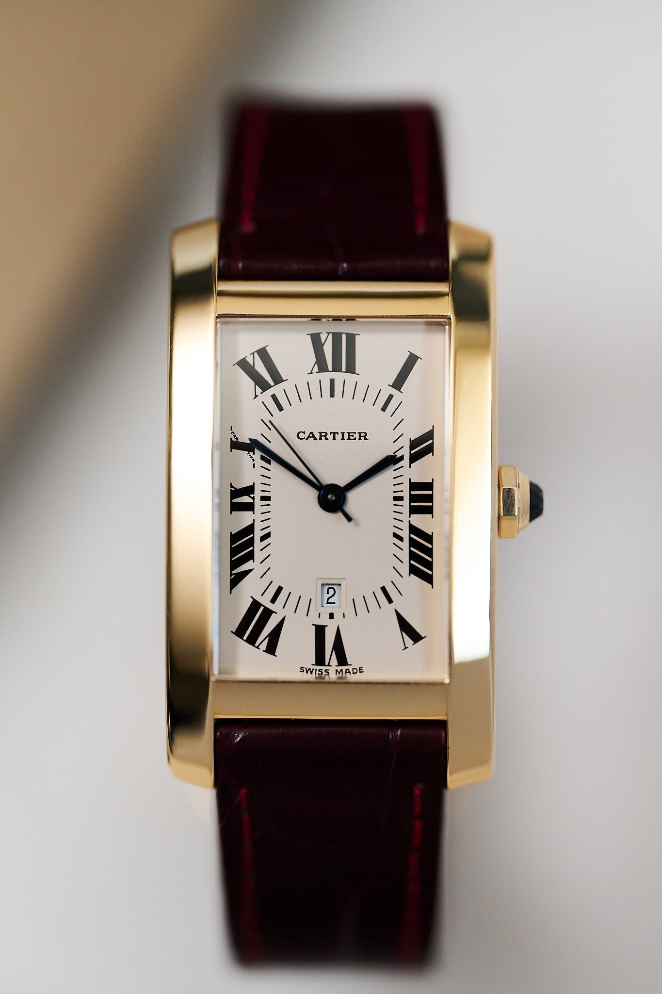 CARTIER TANK AMÉRICAINE '18K YELLOW GOLD' AUTOMATIC