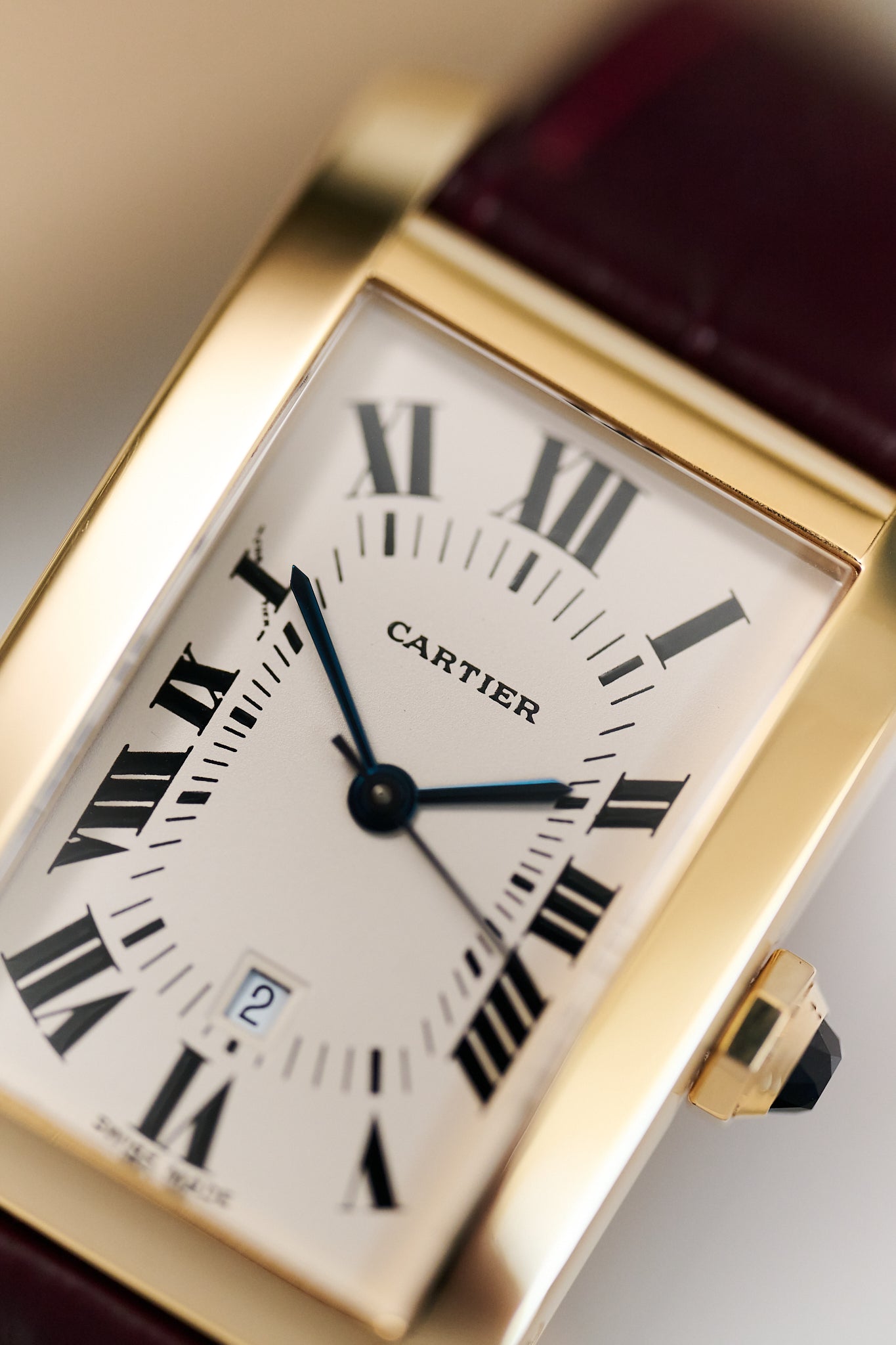 CARTIER TANK AMÉRICAINE '18K YELLOW GOLD' AUTOMATIC