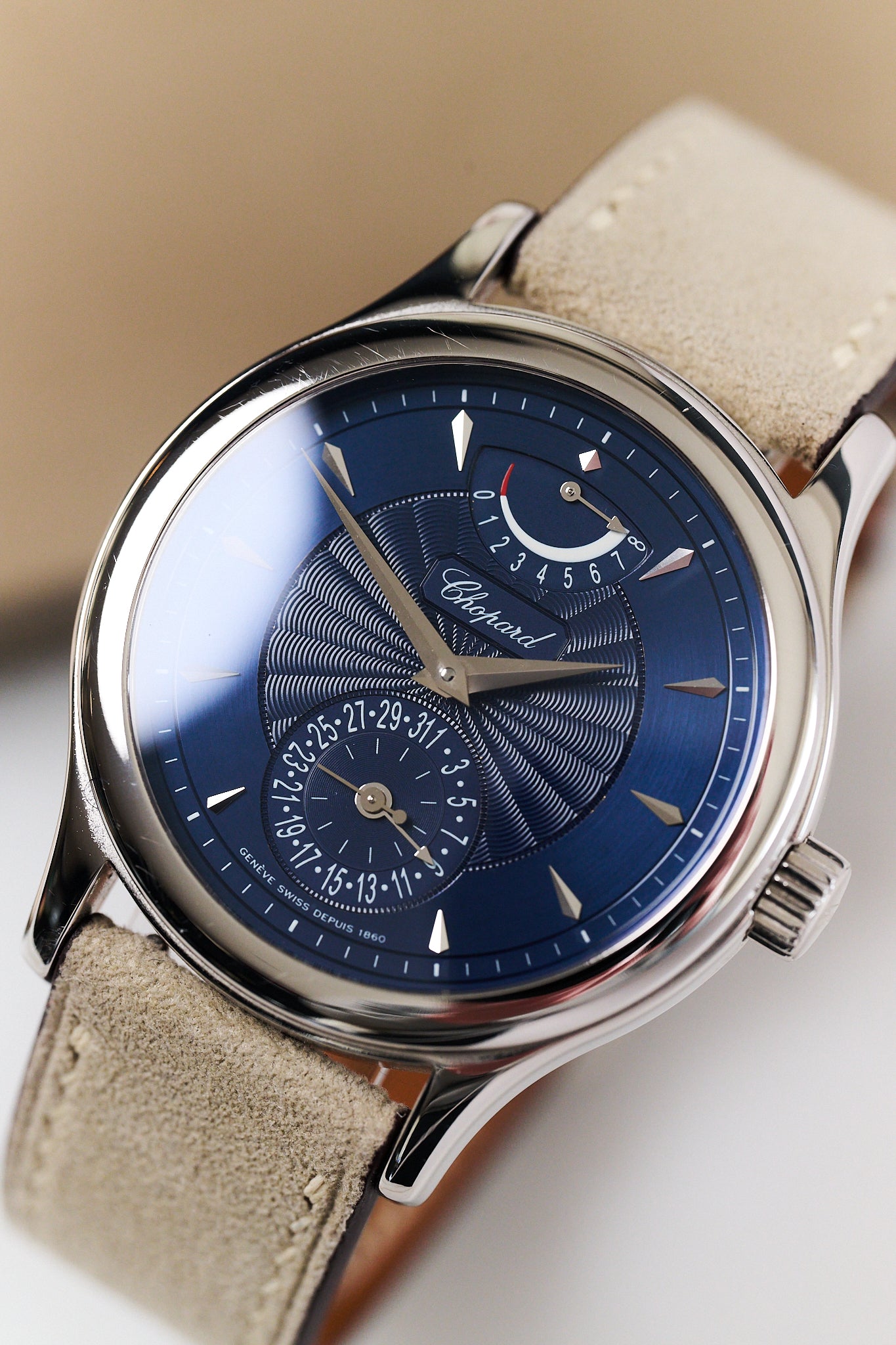 CHOPARD L.U.C. QUATTRO 18K WHITE GOLD 16/1863