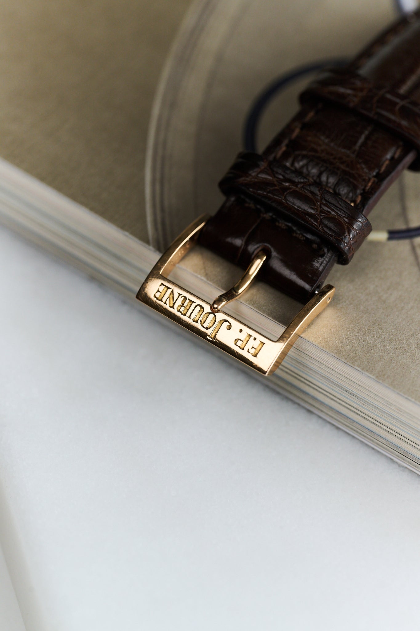 F.P.JOURNE OCTA LUNE L 38MM 18K PINK GOLD
