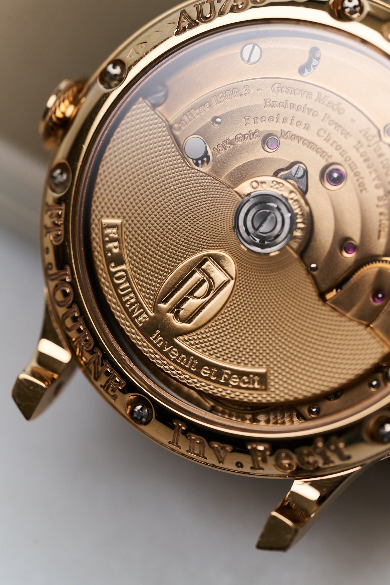 F.P.JOURNE OCTA LUNE L 38MM 18K PINK GOLD