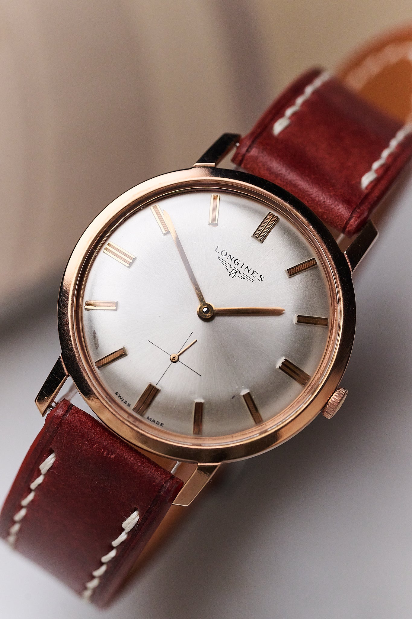 LONGINES 7983-1 '18K ROSE GOLD'