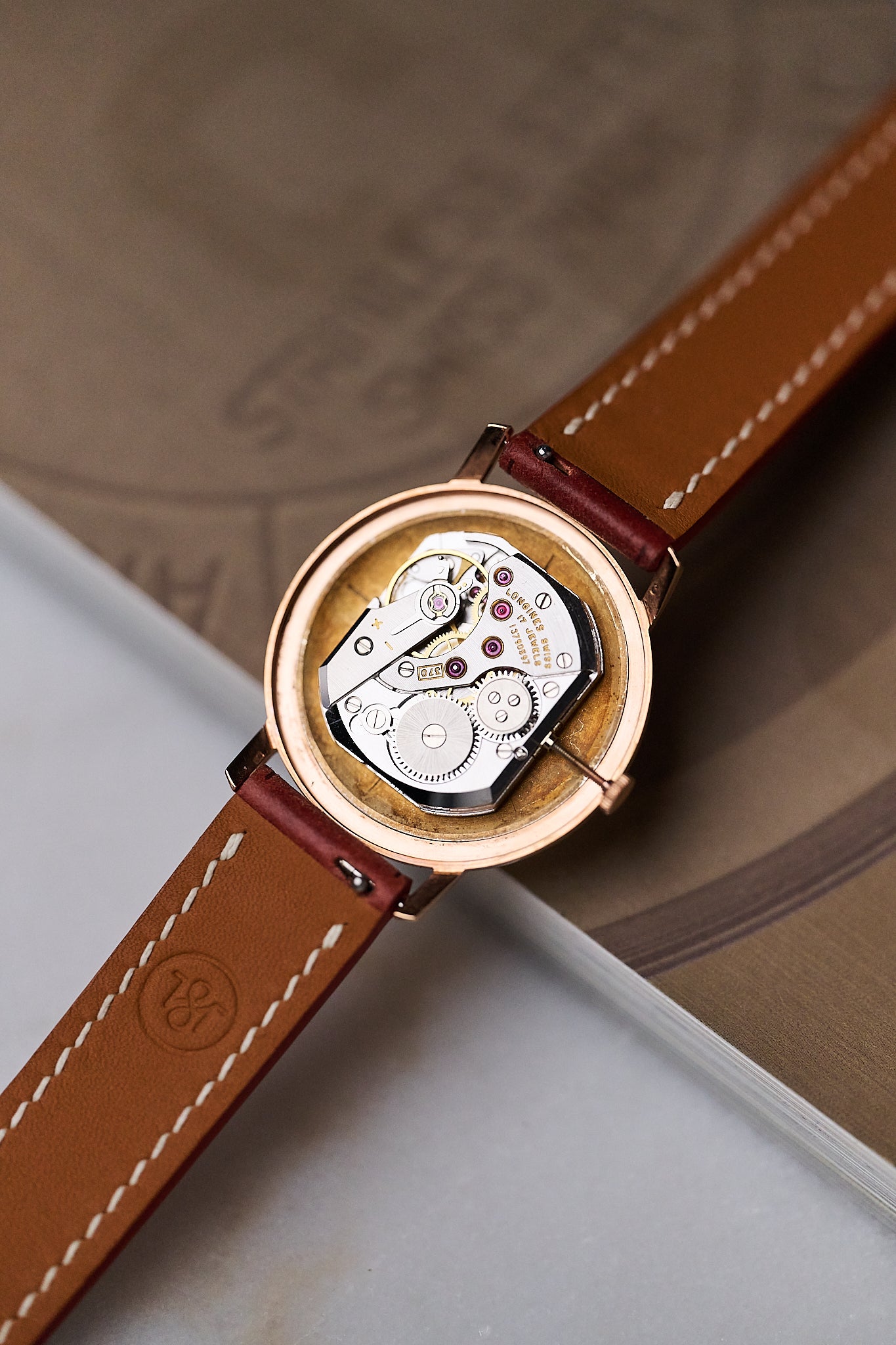 LONGINES 7983-1 '18K ROSE GOLD'