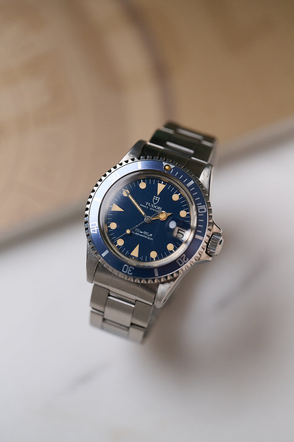 TUDOR SUBMARINER DATE 76100 'LOLLIPOP' BLUE