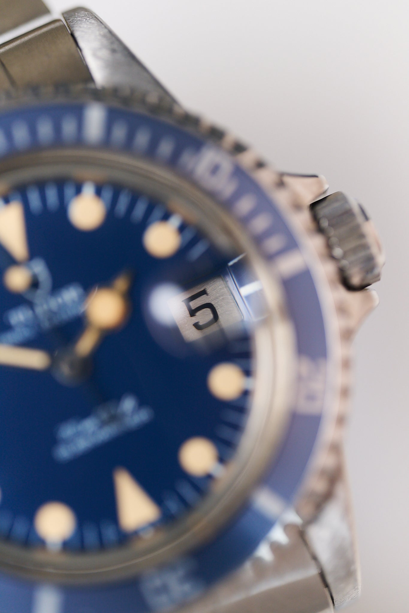 TUDOR SUBMARINER DATE 76100 'LOLLIPOP' BLUE