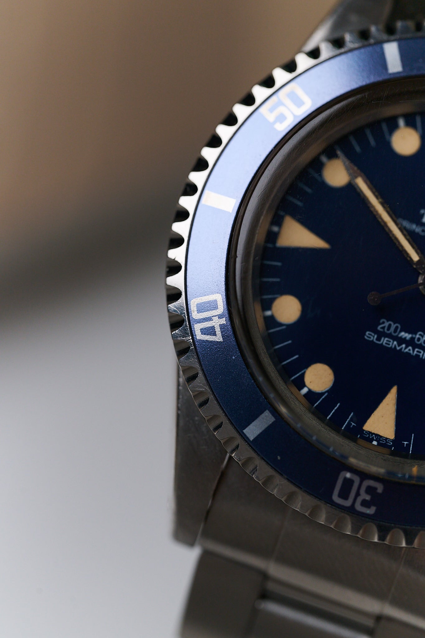 TUDOR SUBMARINER DATE 76100 'LOLLIPOP' BLUE