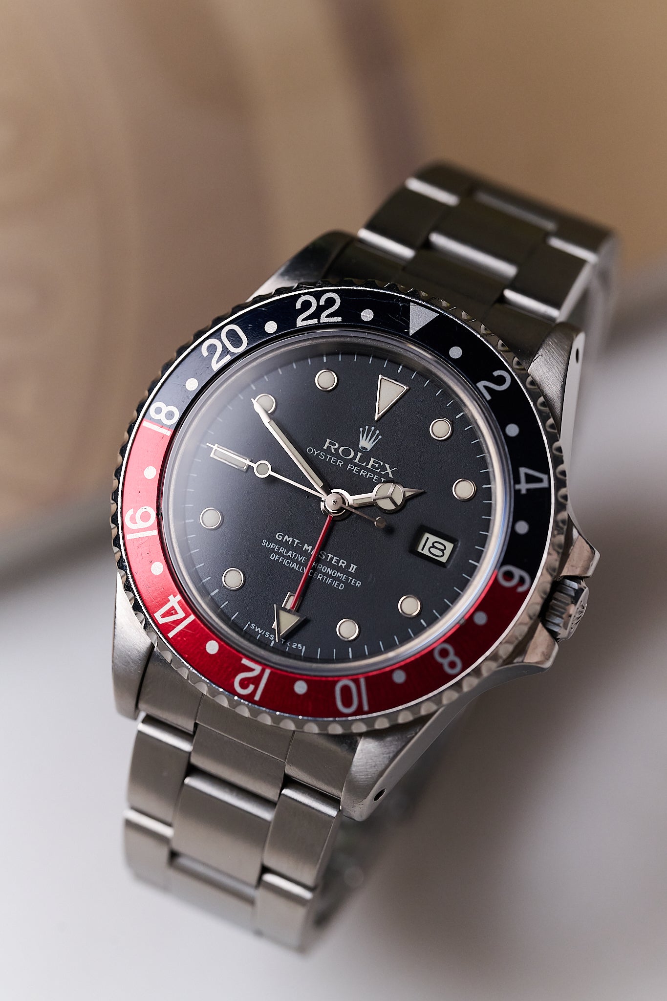 ROLEX GMT MASTER II 16760 'FAT LADY' MK1