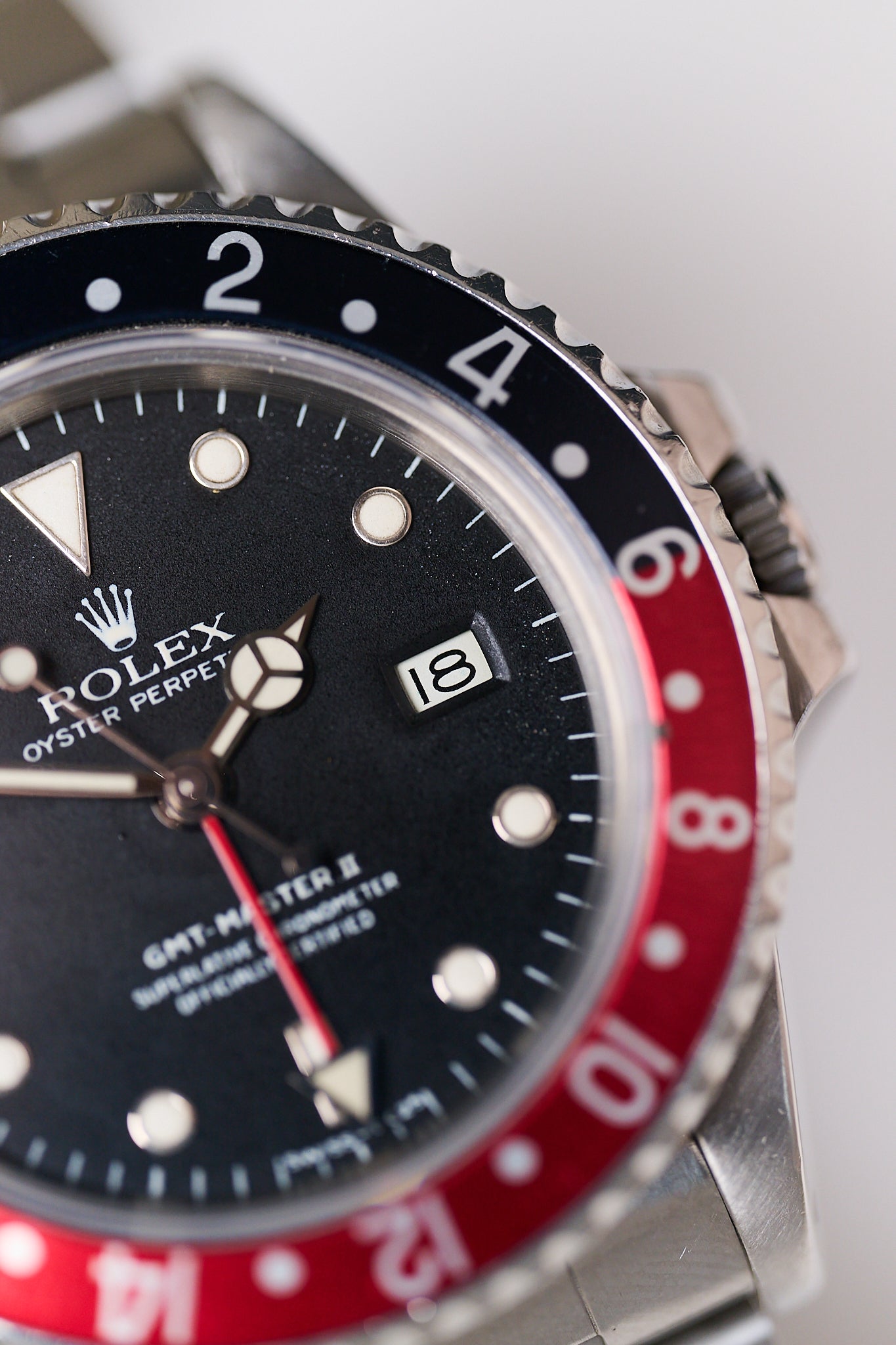 ROLEX GMT MASTER II 16760 'FAT LADY' MK1
