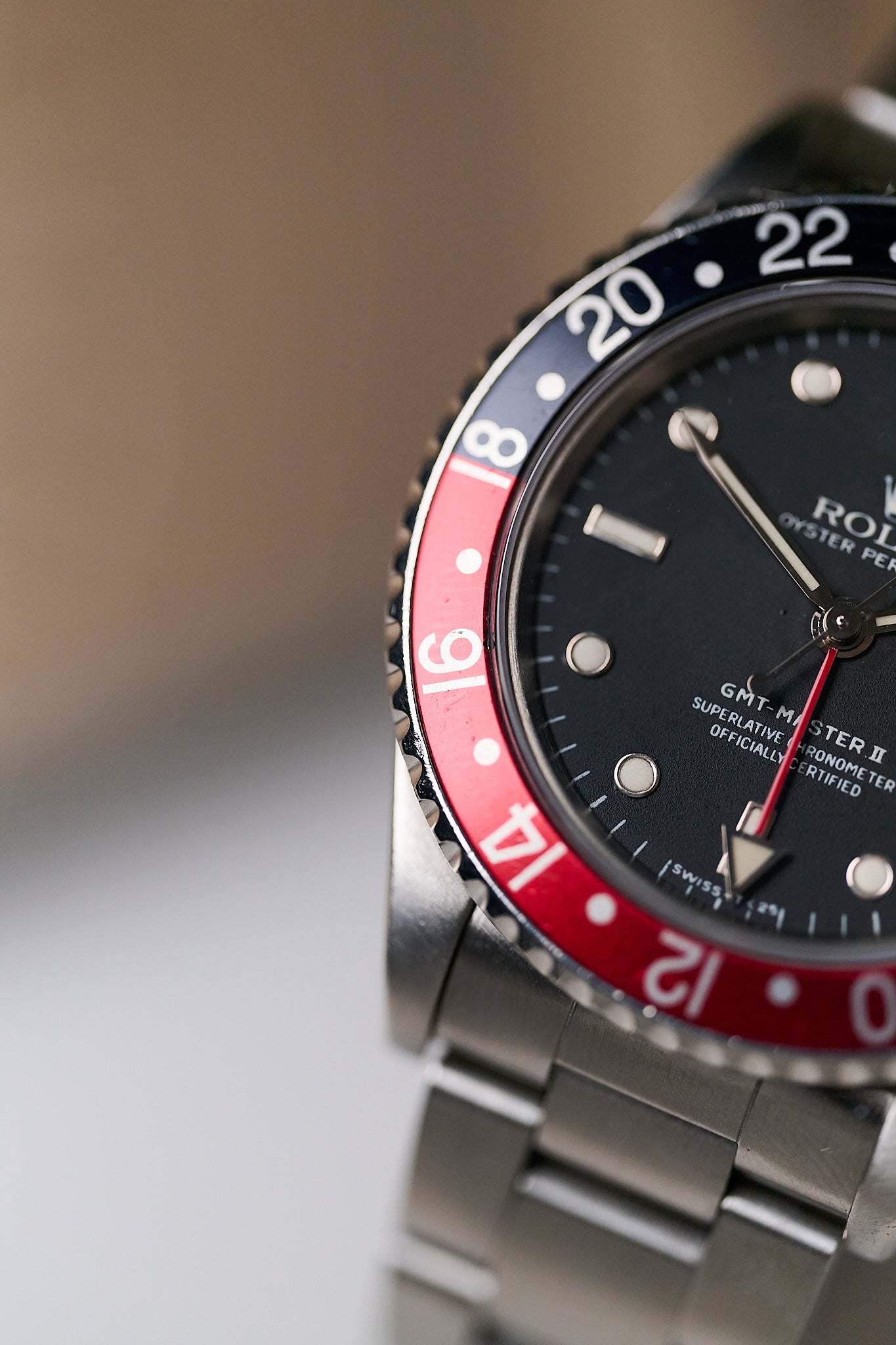 ROLEX GMT MASTER II 16760 'FAT LADY' MK1