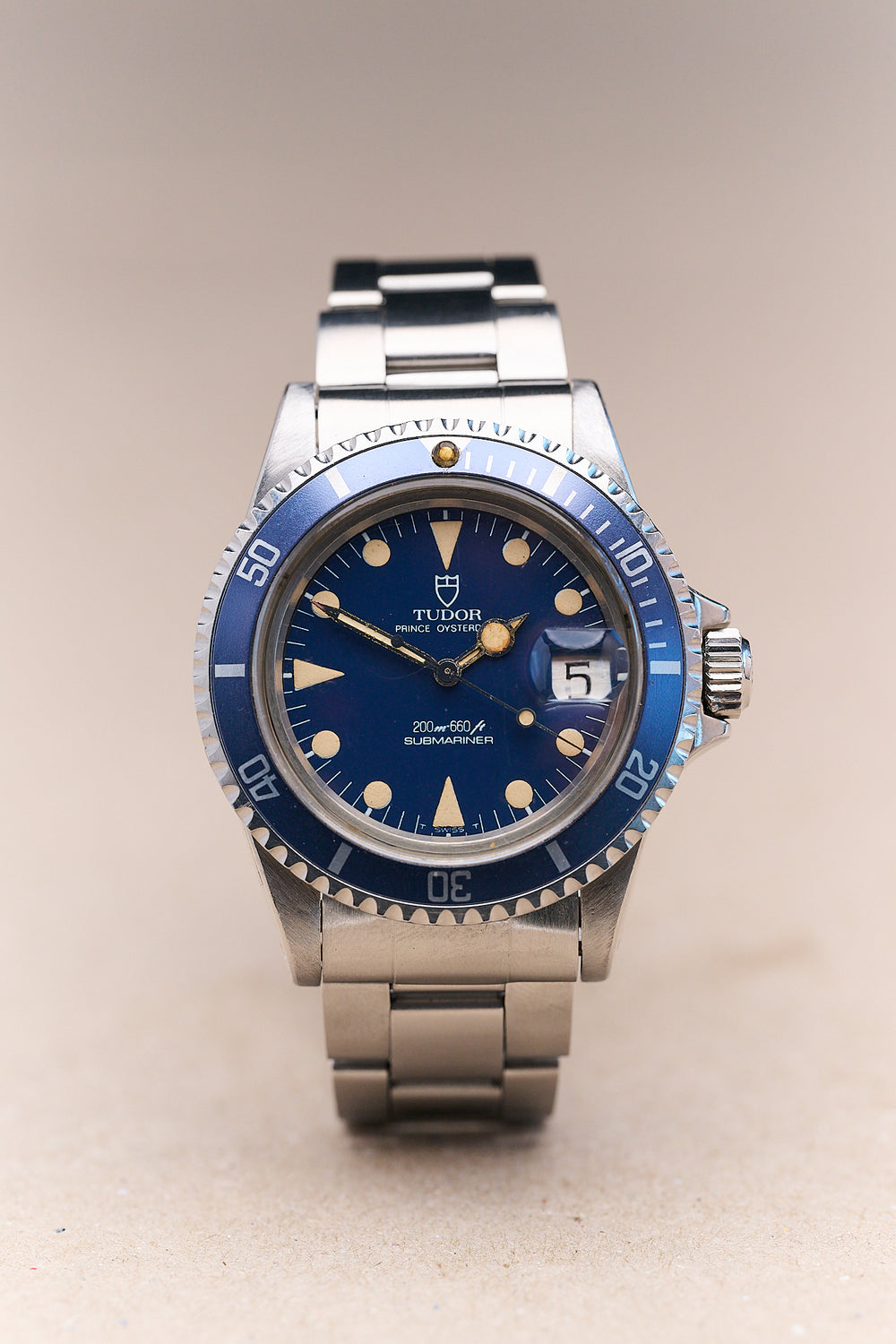 TUDOR SUBMARINER DATE 76100 'LOLLIPOP' BLUE