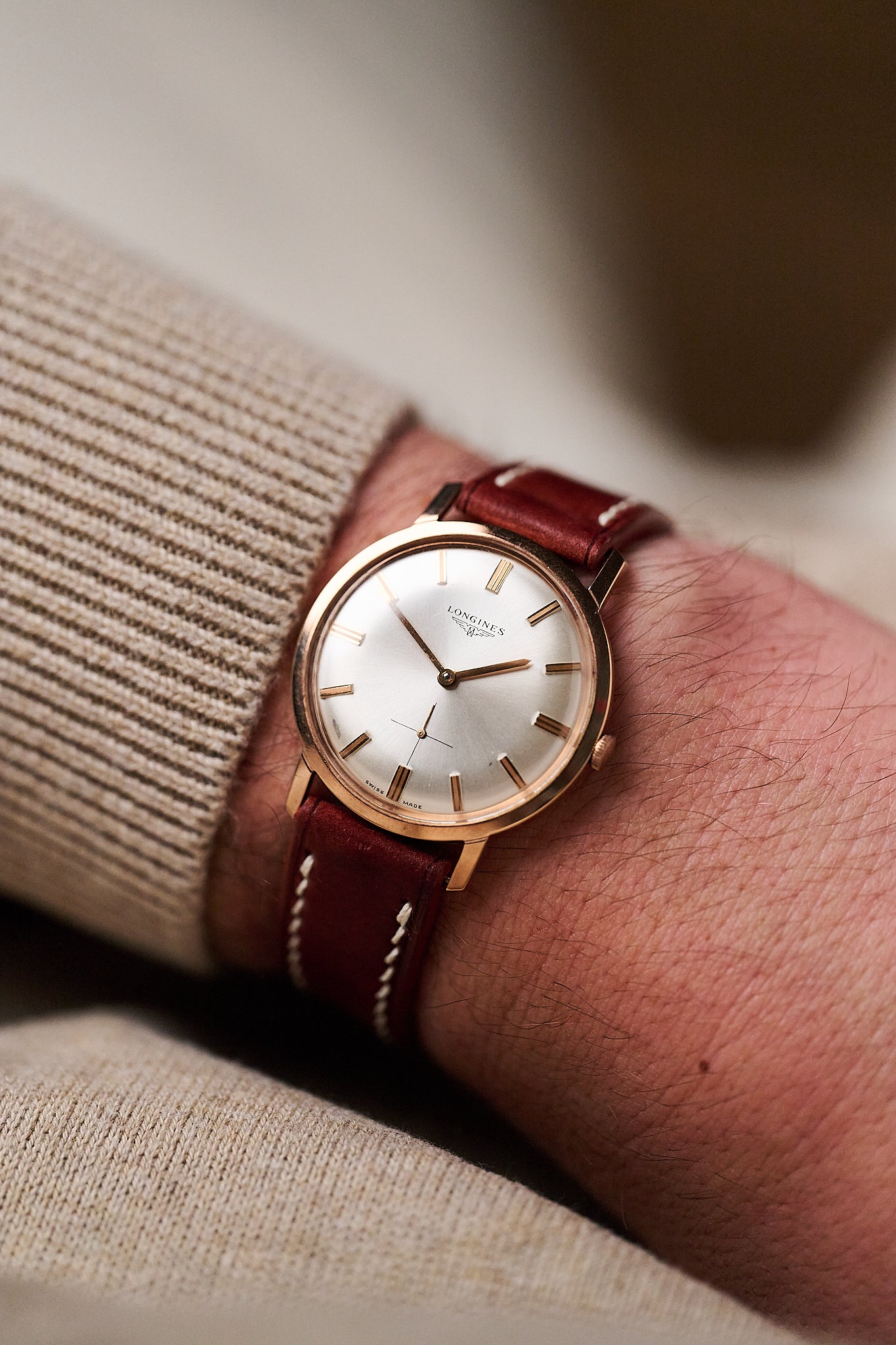 LONGINES 7983-1 '18K ROSE GOLD'