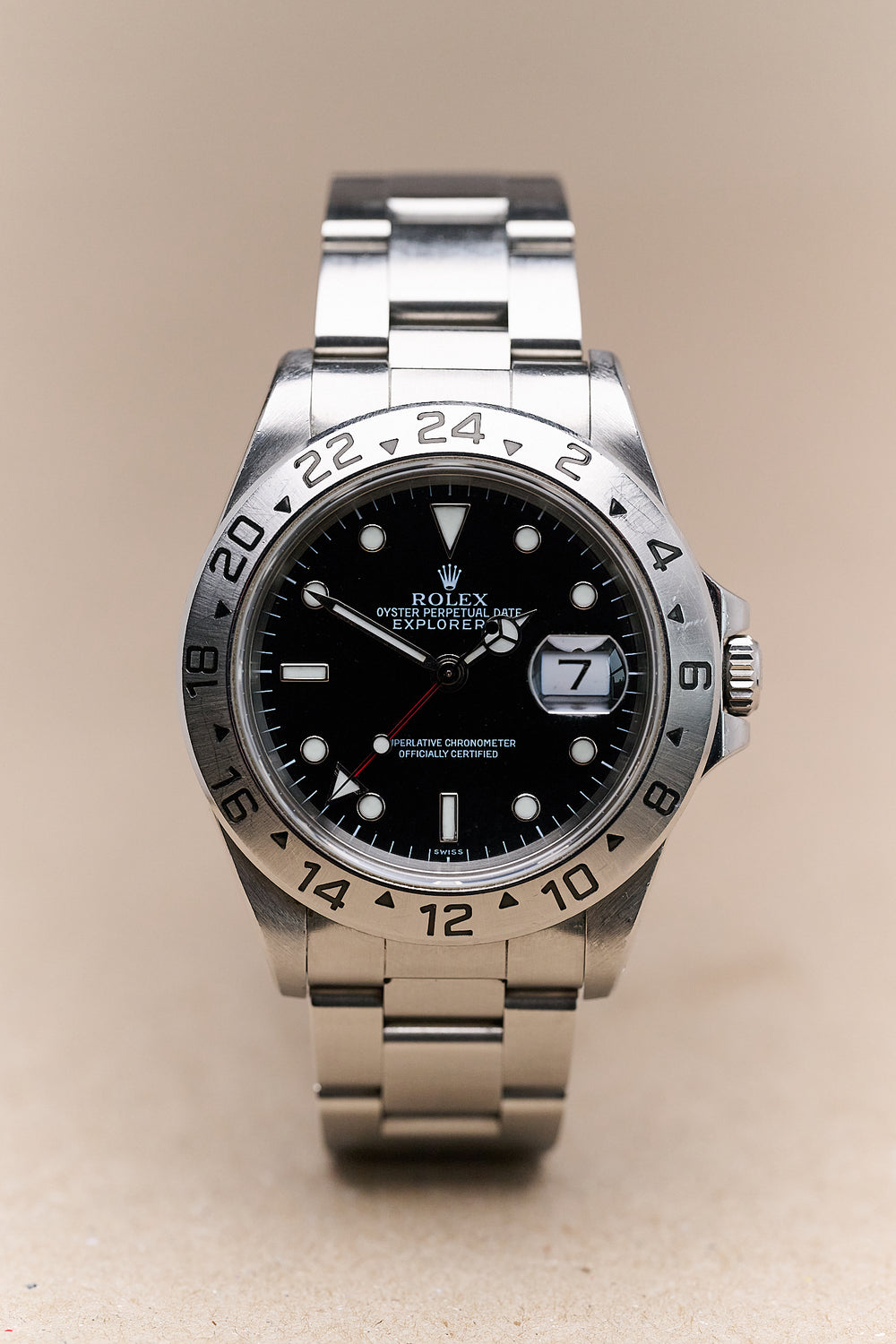 ROLEX EXPLORER II 16570 BLACK DIAL ‘SWISS ONLY’