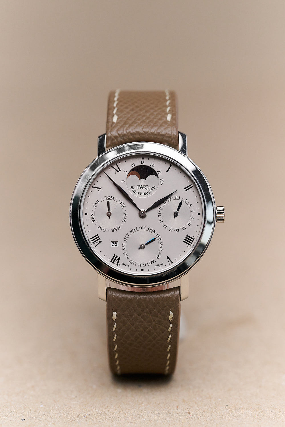 IWC PORTOFINO ROMANA PERPETUAL CALENDAR 'PLATINUM'