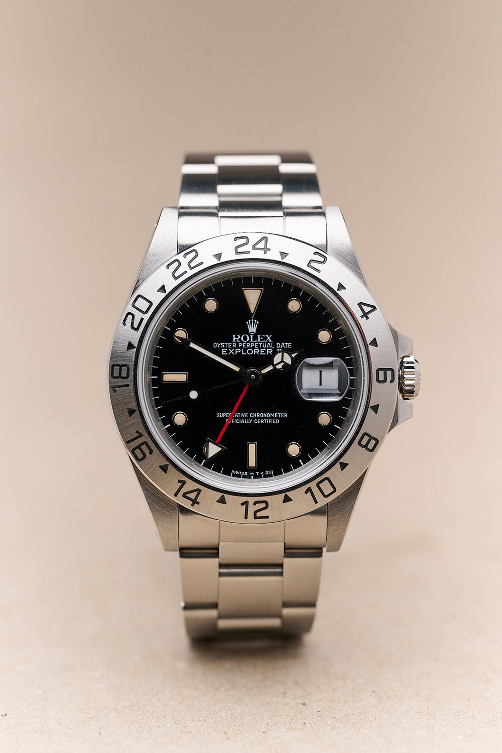 ROLEX EXPLORER II 16570 'BLACK TRITIUM DIAL'