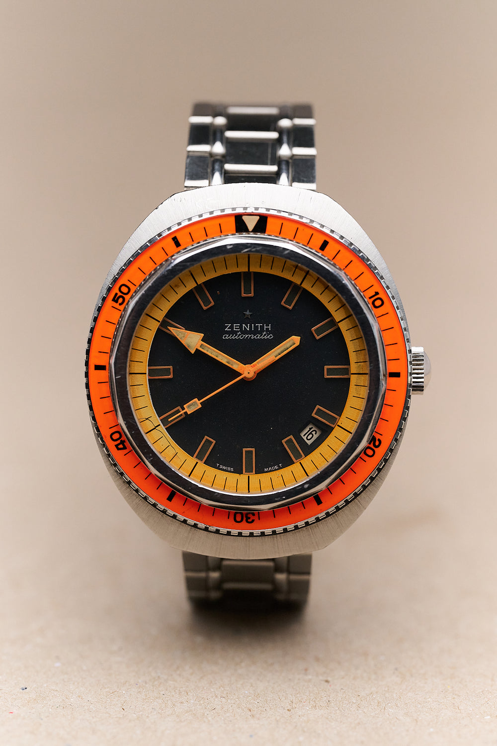 ZENITH SUB SEA 1000M A3637 ORANGE