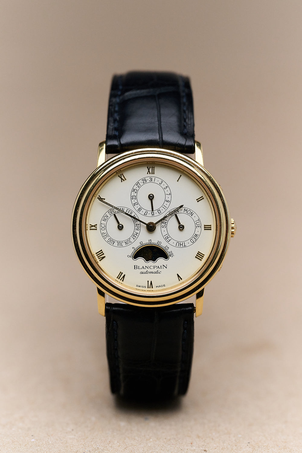 BLANCPAIN PERPETUAL CALENDAR MOONPHASE '18K YELLOW GOLD'