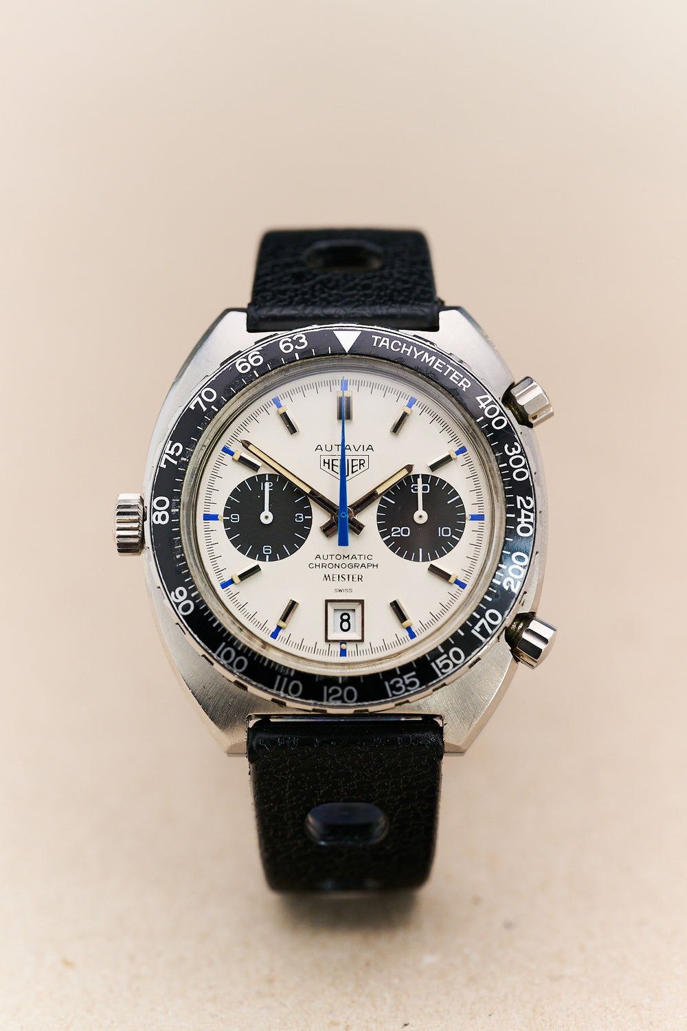 HEUER AUTAVIA 1163 'JO SIFFERT' MEISTER DOUBLE SIGNED