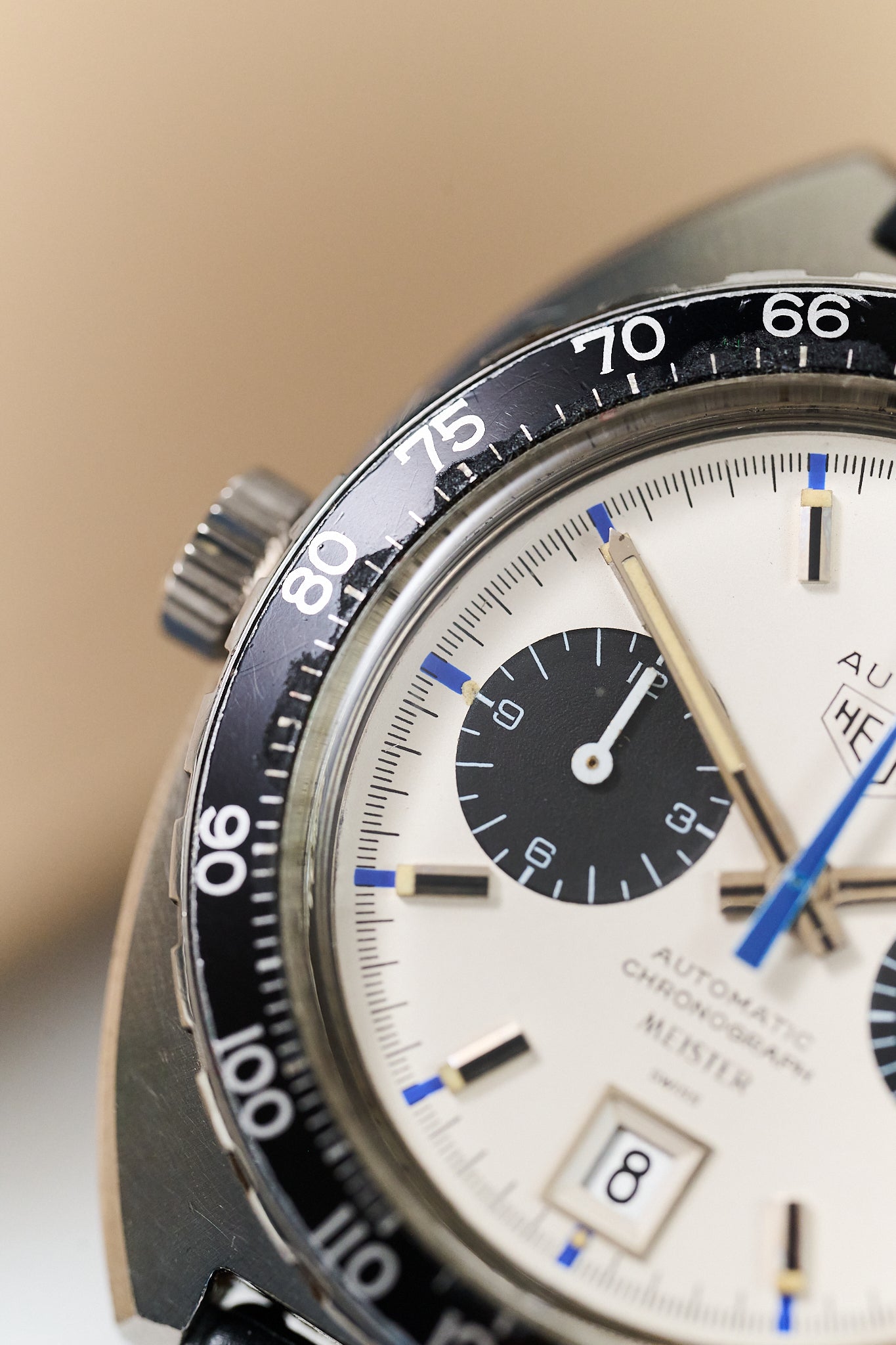 HEUER AUTAVIA 1163 'JO SIFFERT' MEISTER DOUBLE SIGNED