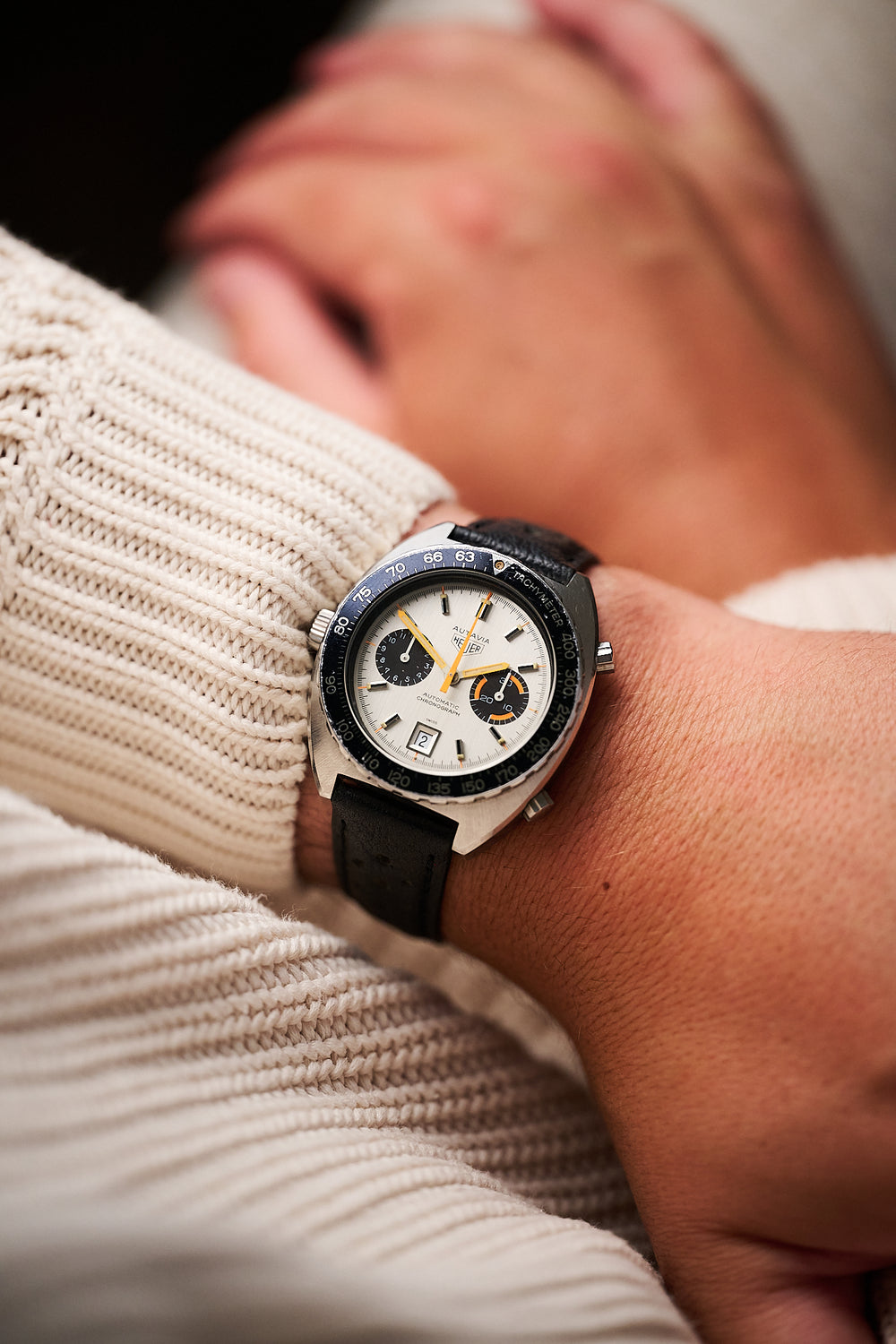 HEUER AUTAVIA 11630 'ORANGE BOY'