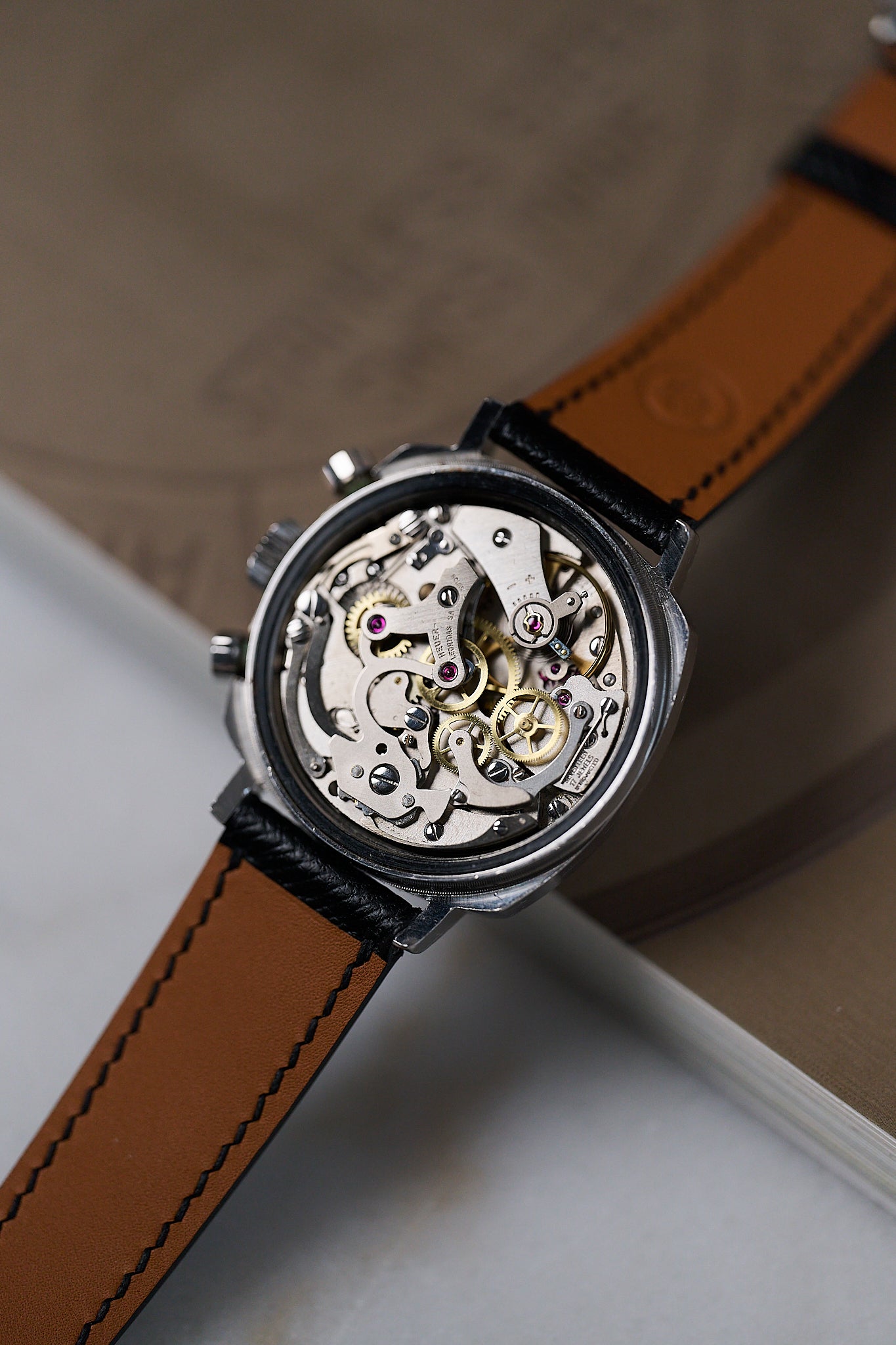 HEUER CAMARO DATO 7843 'CHARCOAL DIAL'