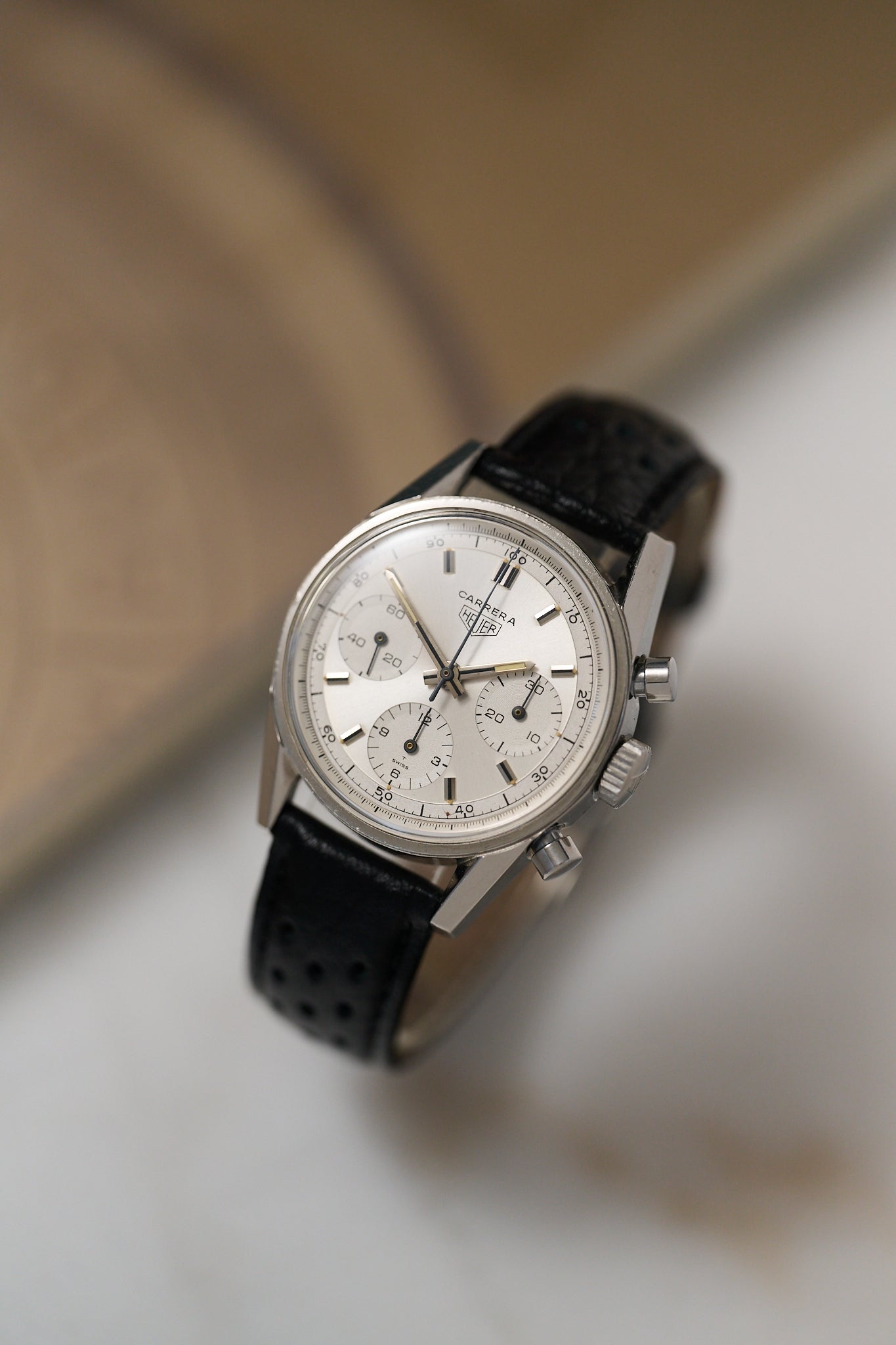HEUER CARRERA 2447D 'SECOND EXECUTION' DECIMAL DIAL