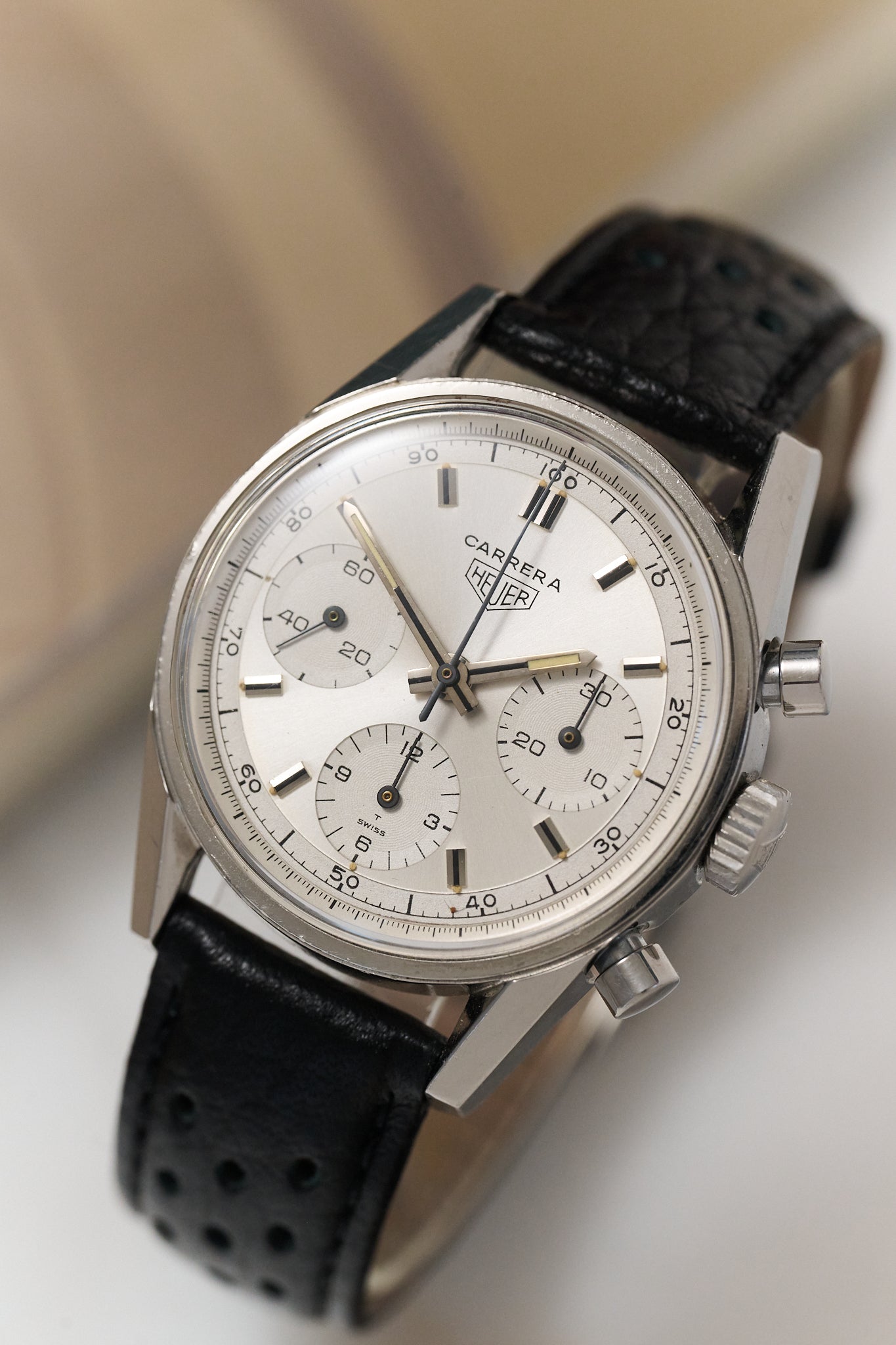 HEUER CARRERA 2447D 'SECOND EXECUTION' DECIMAL DIAL