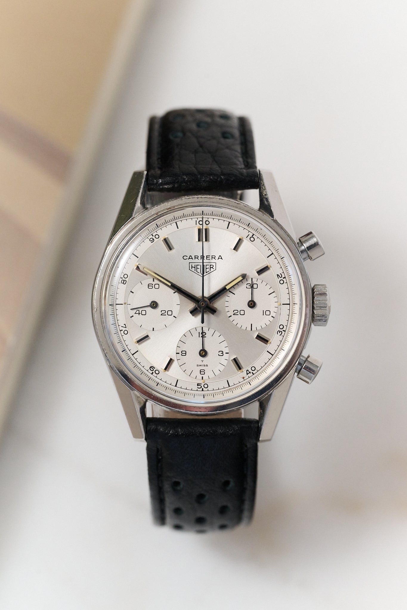 HEUER CARRERA 2447D 'SECOND EXECUTION' DECIMAL DIAL