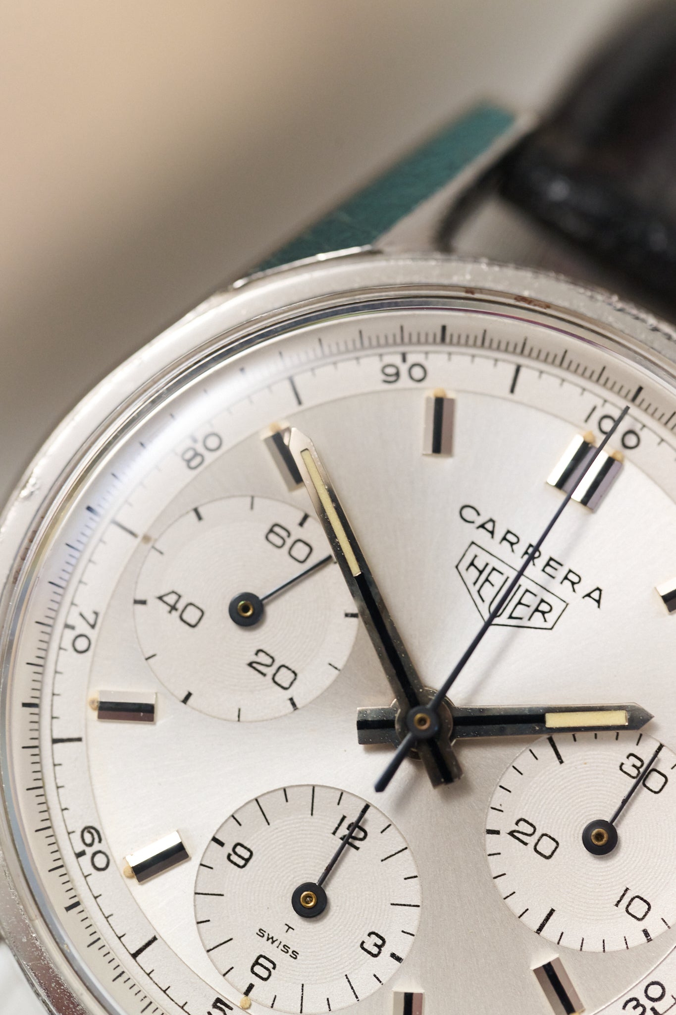 HEUER CARRERA 2447D 'SECOND EXECUTION' DECIMAL DIAL