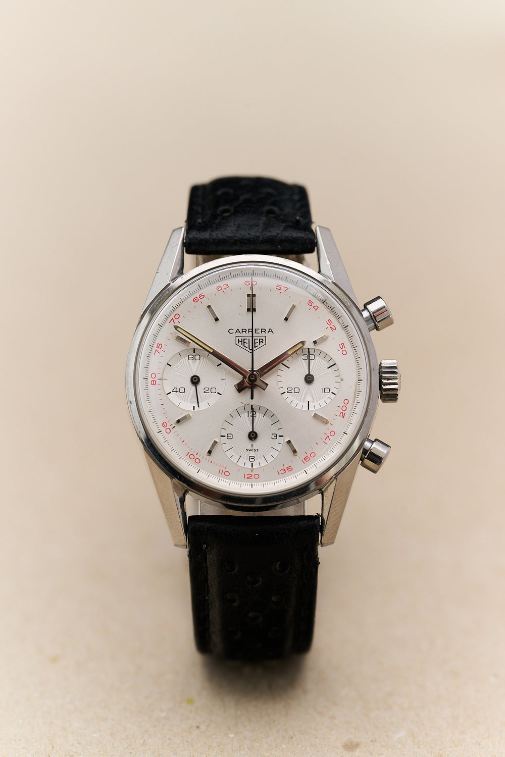 HEUER CARRERA 2447T 'FIRST EXECUTION' TACHYMETER DIAL
