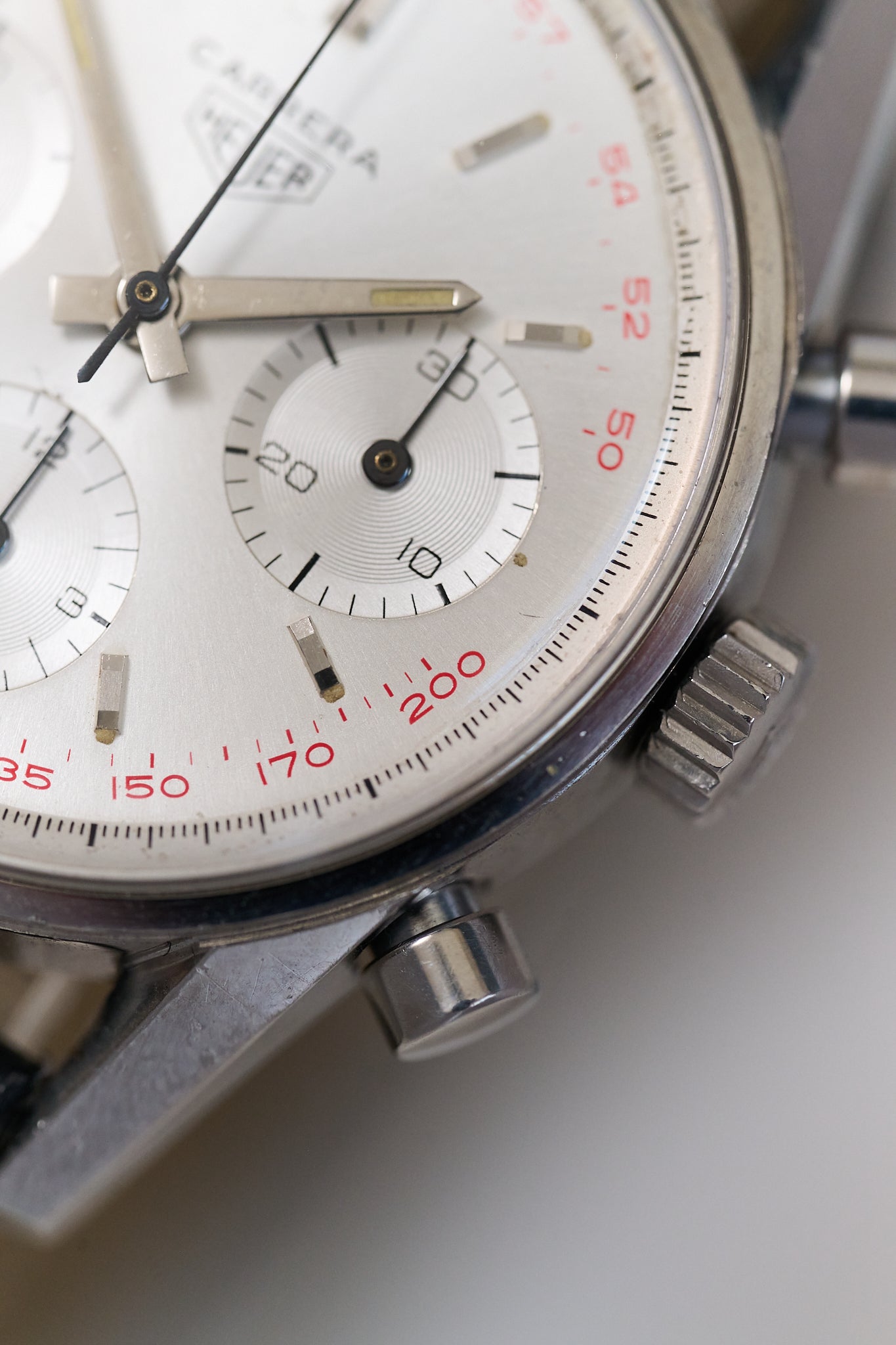 HEUER CARRERA 2447T 'FIRST EXECUTION' TACHYMETER DIAL