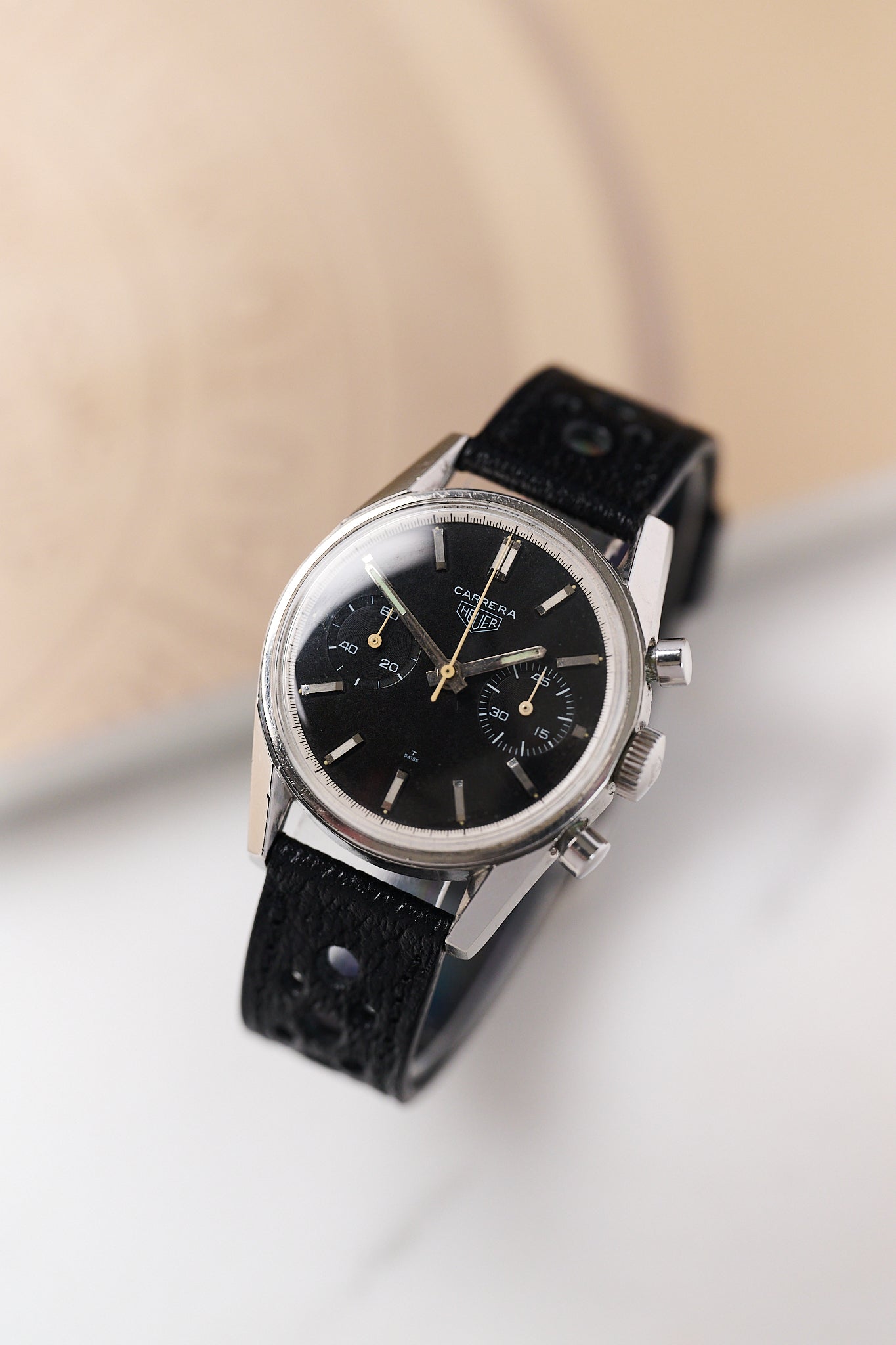 HEUER CARRERA 45 3647N 'BLACK'