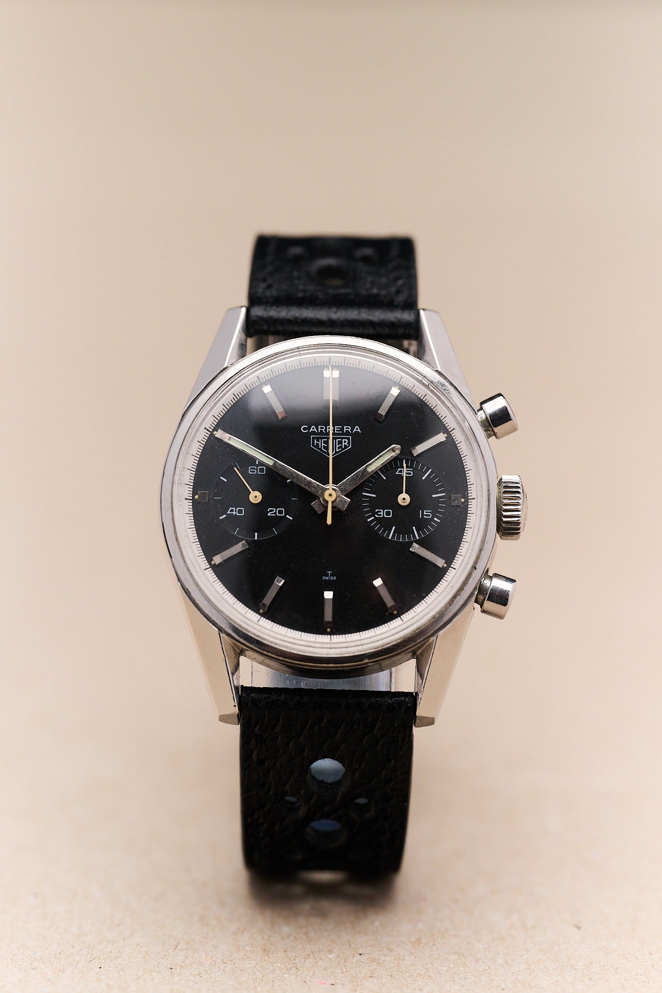 HEUER CARRERA 45 3647N 'BLACK'