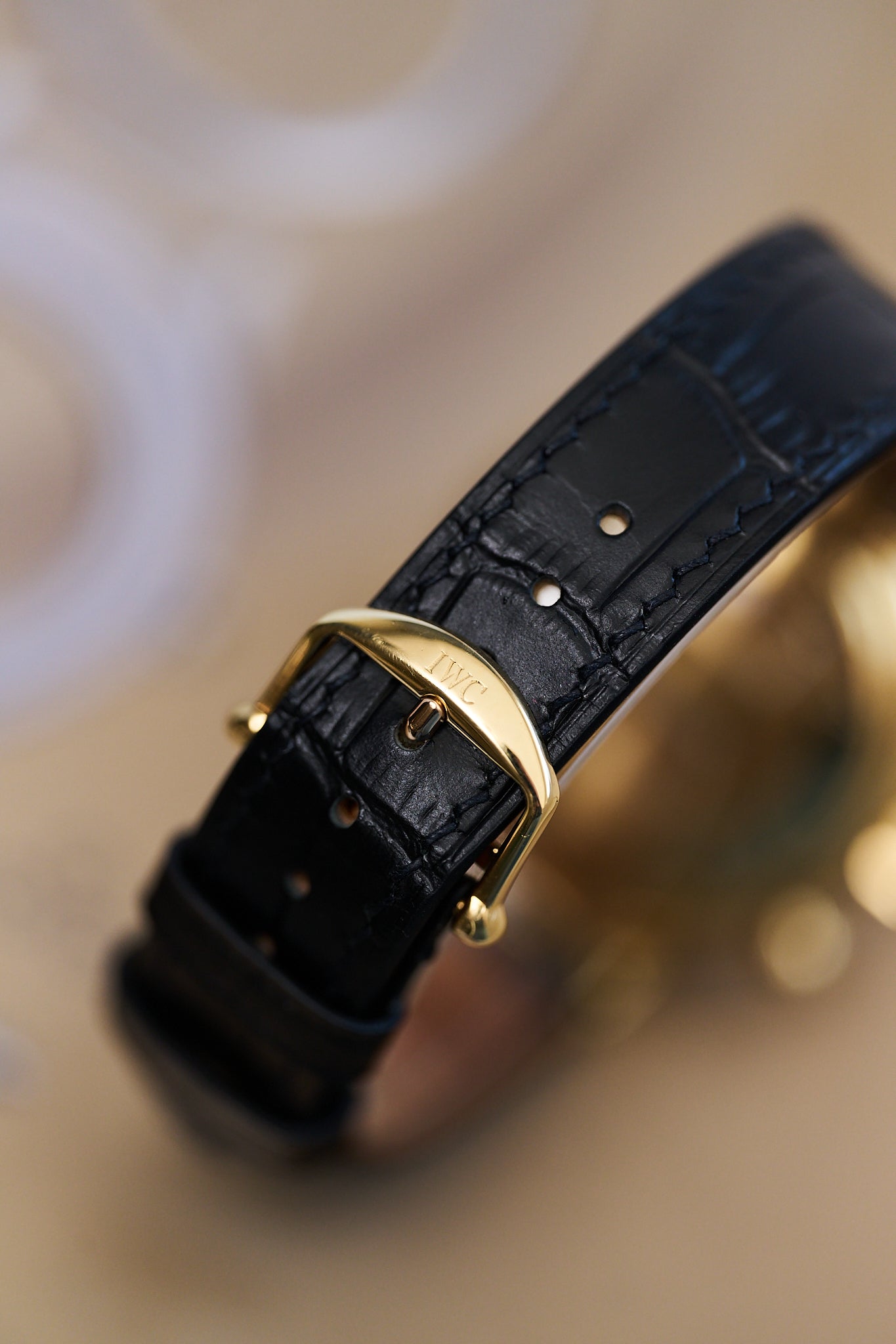 IWC DA VINCI 18K YELLOW GOLD PERPETUAL CALENDAR CHRONOGRAPH 'RATTRAPANTE'